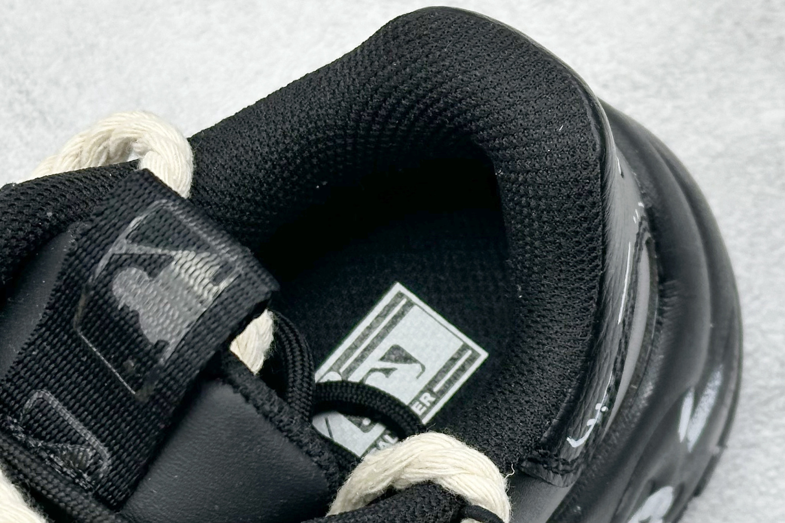 260 MLB NY 印花网红学长鞋 绑带定制涂鸦恶作剧 内增高6cm