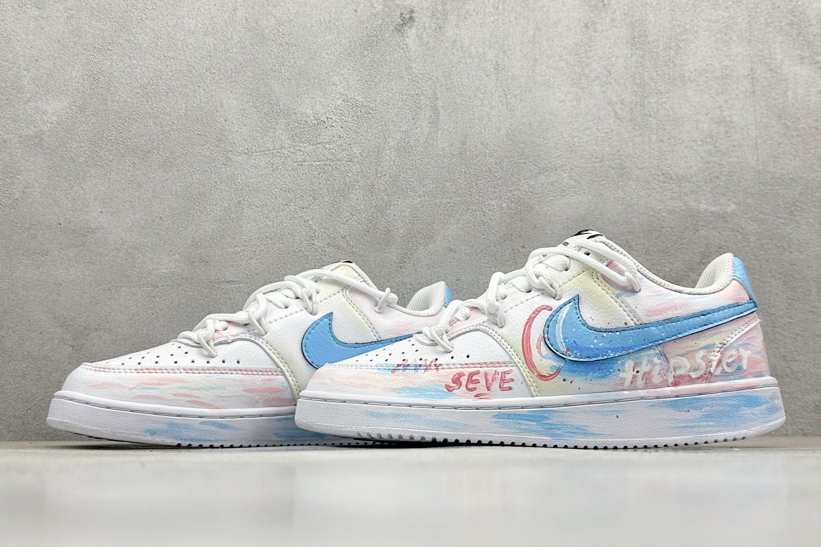 260 Nike Court Vision Low 绑带 校园风低帮复古篮球板鞋男女运动鞋 DH3158-101