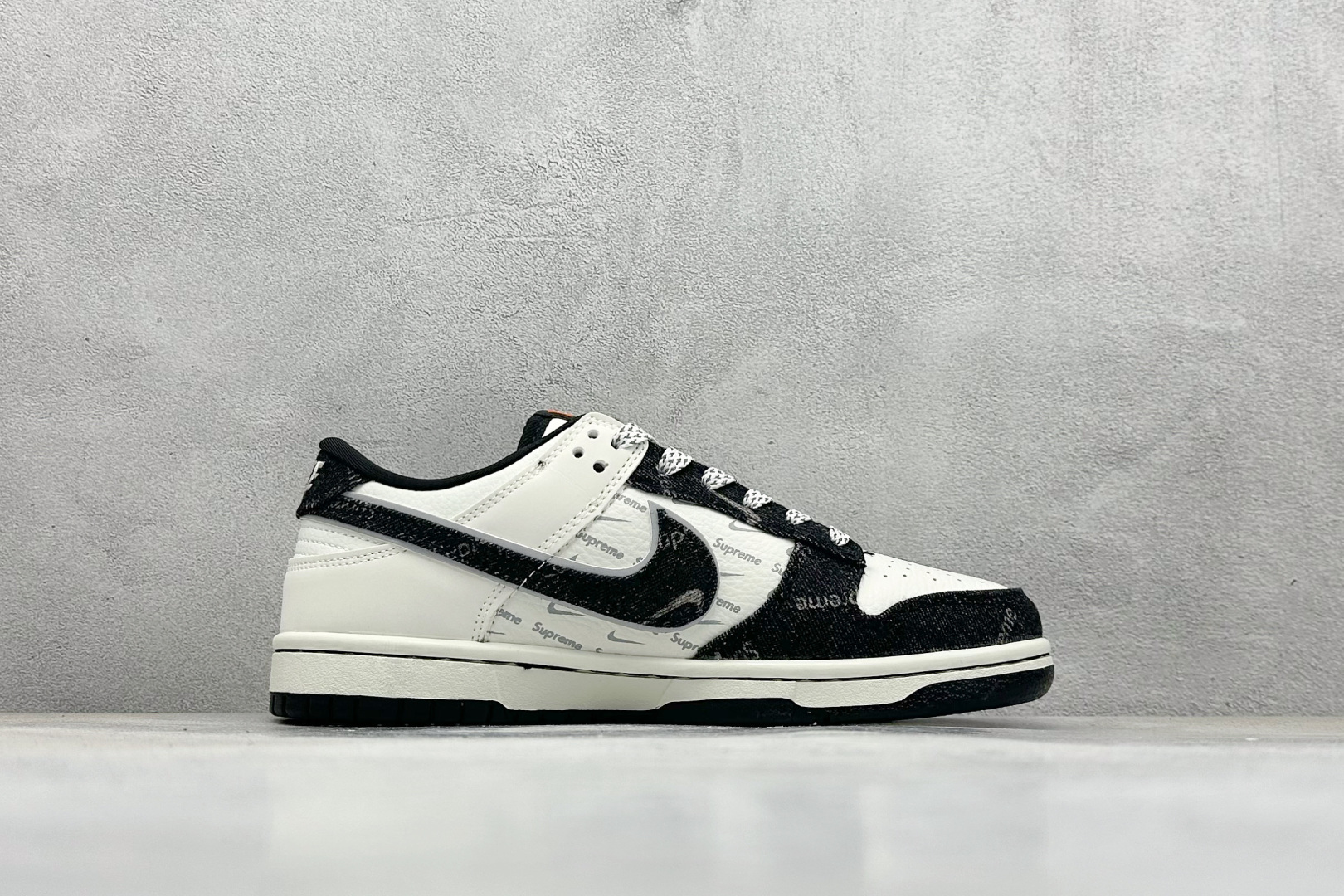 280 SC版Nike SB Dunk Low Sup联名 黑牛仔 周年高端定制 低帮休闲板鞋 SC9207-414