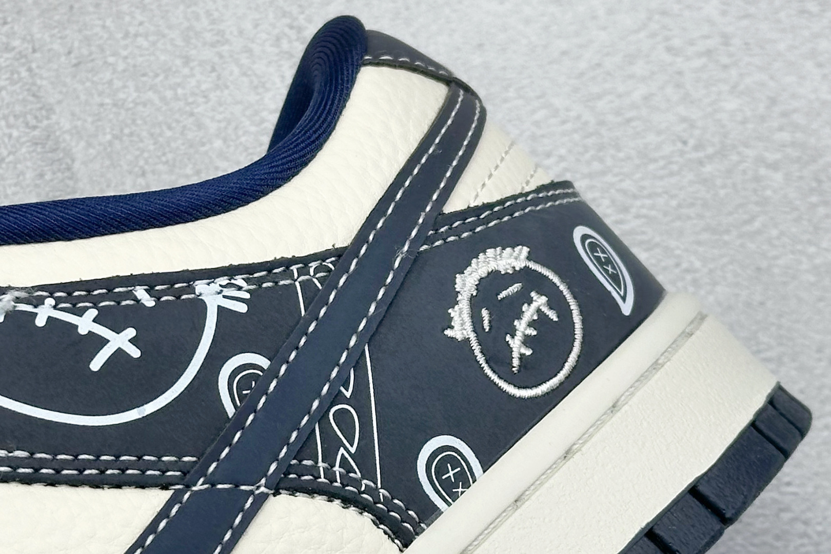 280 XC版Nike SB Dunk Low 藏蓝鬼脸腰果花 周年高端定制 低帮休闲板鞋 KK1333-046