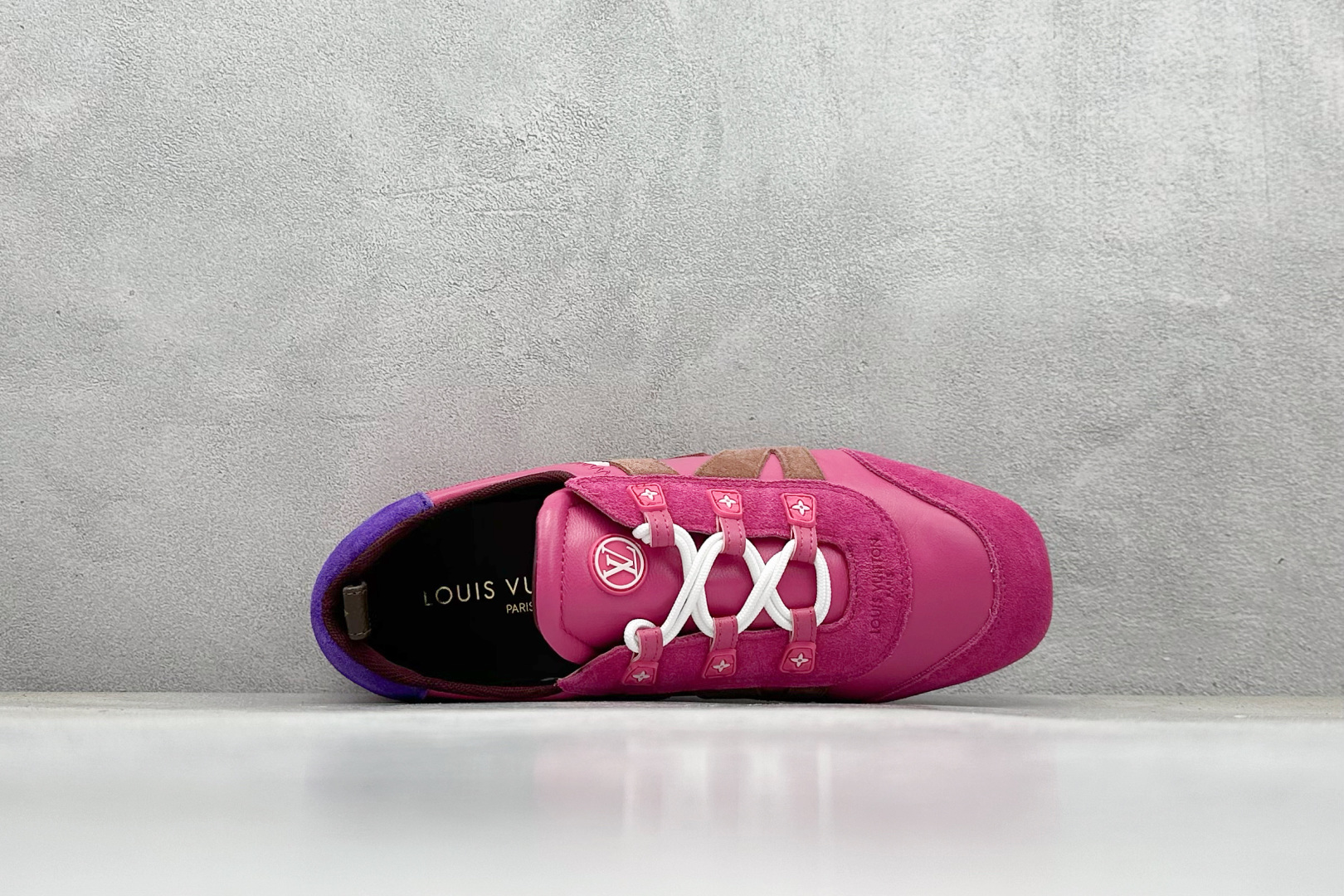 图片[3]-LOUIS VUITTON Sneakerina LV德训鞋 羊皮革 圆头系带 芭蕾风低帮生活休闲鞋 尺码：35 36 37 38 39 40-选品中心