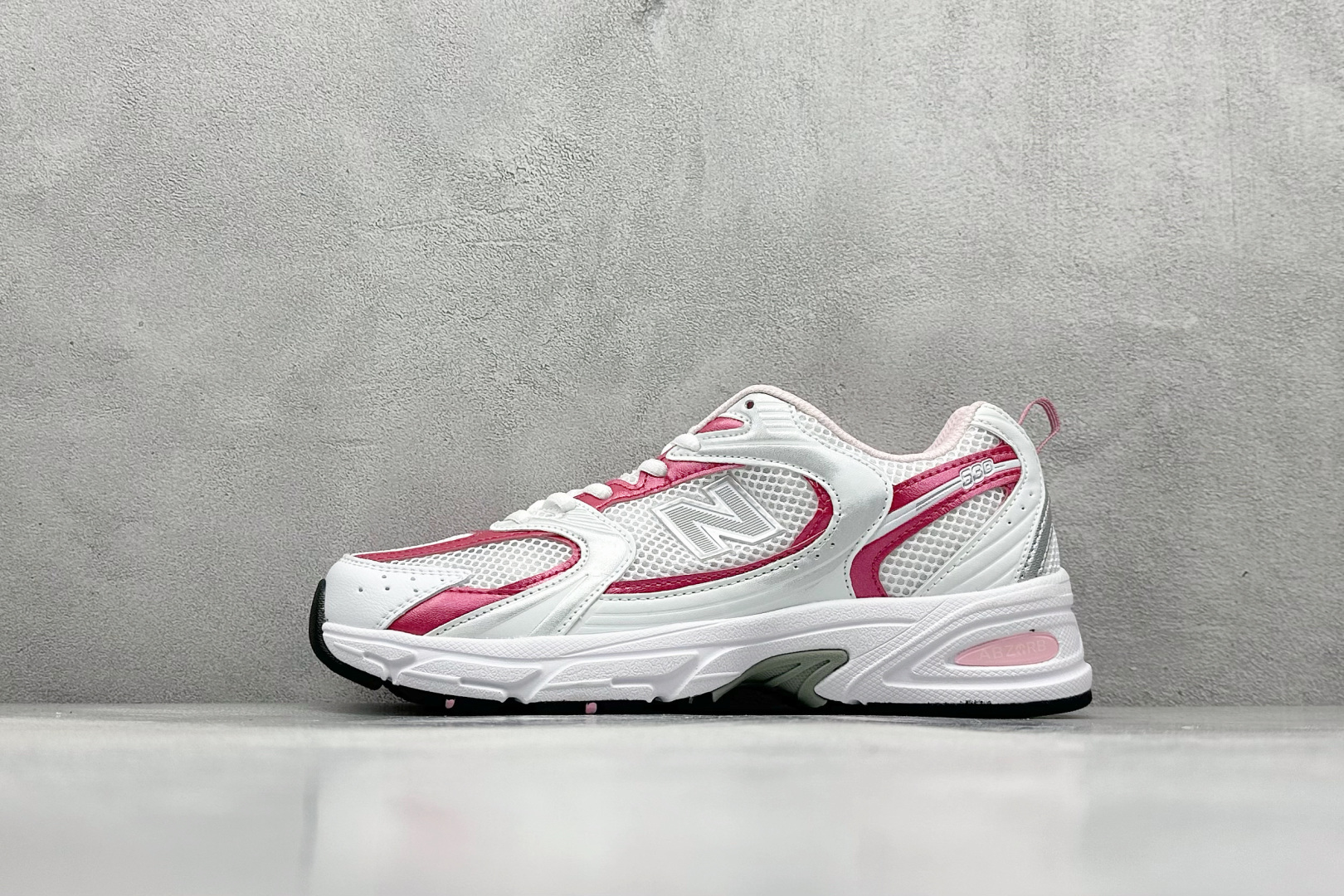 R1长青福利  新百伦New Balance MR530系列 复古老爹风网布跑步休闲运动鞋 采用硬质牛剖革组合透气网眼布鞋面材质 独立3层组合大底私模 正确独立中底嵌入ABZORB缓震材质 货好：MR530PK-选品中心