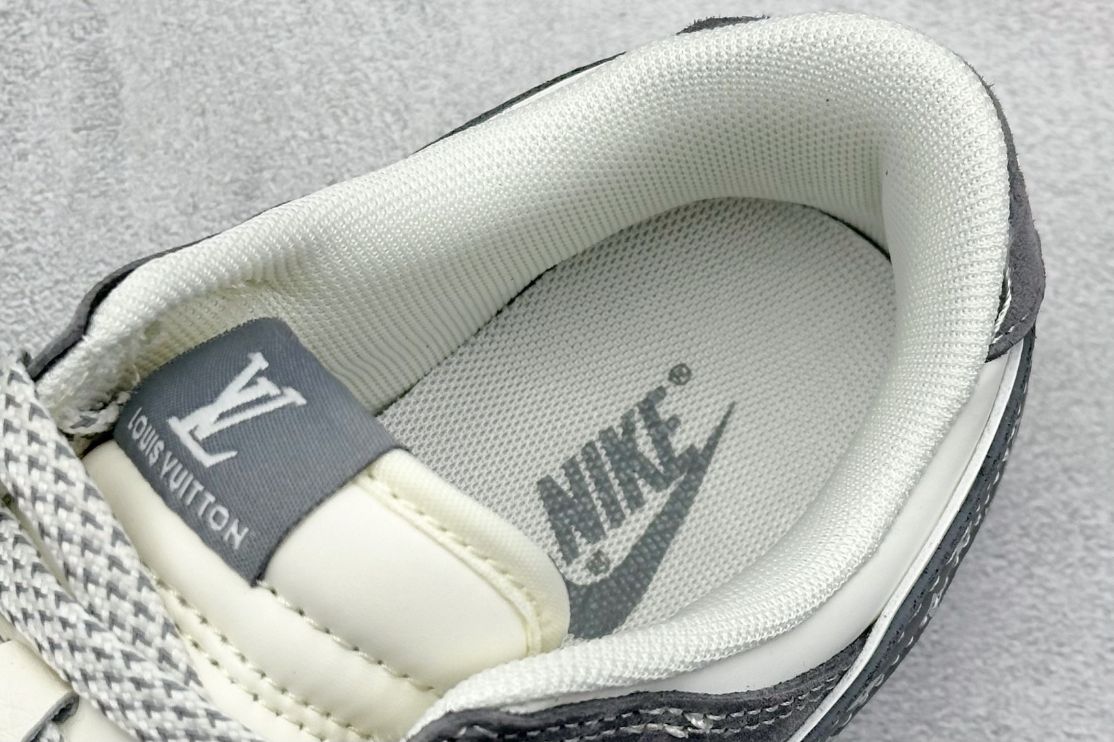 图片[8]-XC版Nike SB Dunk Low LV联名 三勾夜光灰底周年高端定制 低帮休闲板鞋  #定制鞋盒 大厂纯原品质出货 超高清洁度 皮料切割干净无任何毛边 细节完美 货号：YX5066-361  尺码：36 36.5 37.5 38 36.5 39 40 40.5 41 42 42.5 43 44 44.5 45-选品中心