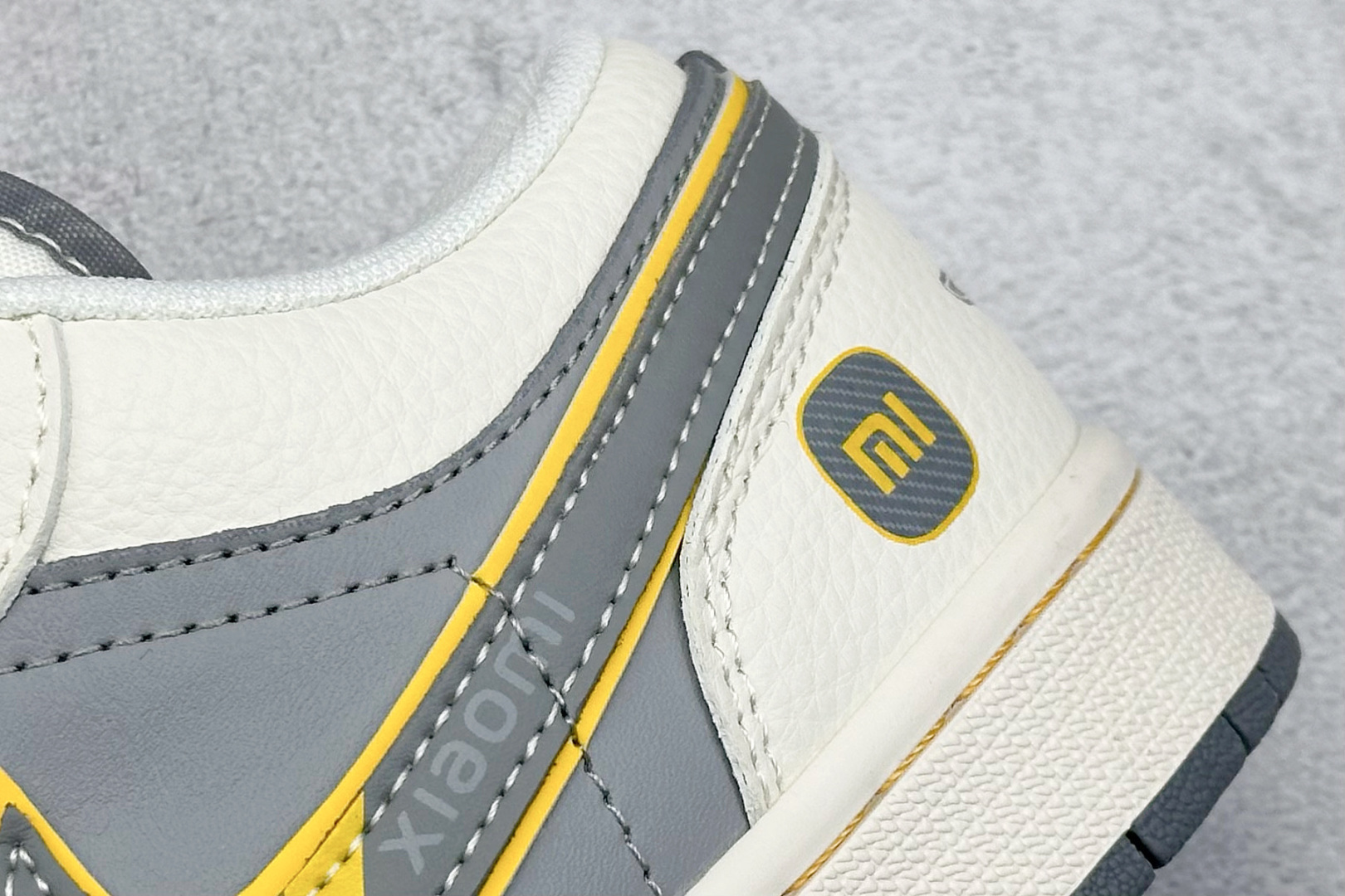 图片[9]-XC版Air Jordan 1 Low AJ1 乔1 小米联名 寒武岩灰 高端定制 低帮复古篮球鞋  #定制鞋盒 大厂纯原品质出货 超高清洁度 皮料切割干净无任何毛边 细节完美   货号：XX3168-199 尺码：36 36.5 37.5 38 36.5 39 40 40.5 41 42 42.5 43 44 44.5 45-选品中心