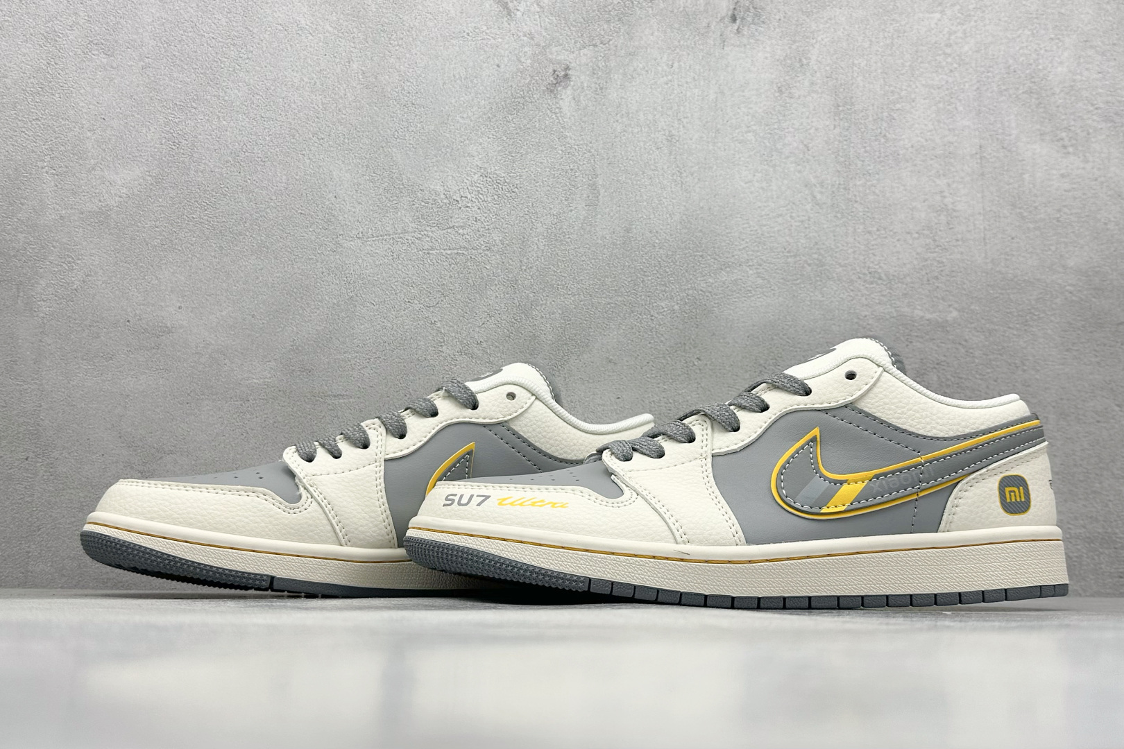 图片[5]-XC版Air Jordan 1 Low AJ1 乔1 小米联名 寒武岩灰 高端定制 低帮复古篮球鞋  #定制鞋盒 大厂纯原品质出货 超高清洁度 皮料切割干净无任何毛边 细节完美   货号：XX3168-199 尺码：36 36.5 37.5 38 36.5 39 40 40.5 41 42 42.5 43 44 44.5 45-选品中心