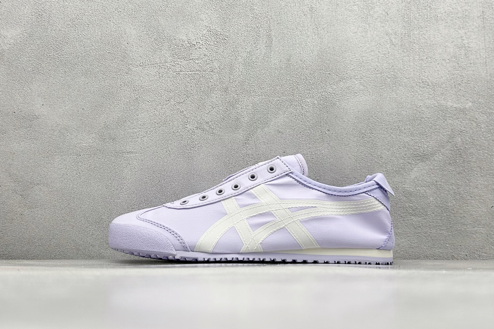 GS版鬼塚虎/Onitsuka Tiger Mexico 66 Slip-On 墨西哥系列复古经典百搭一脚蹬休闲帆布慢跑鞋 货号：1183B603-500-选品中心