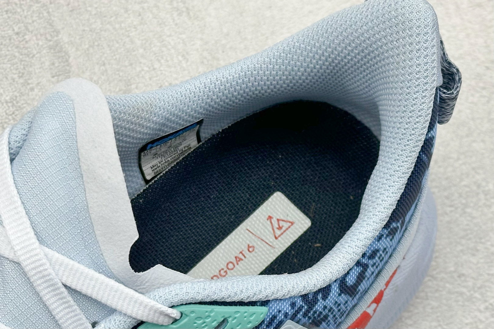 图片[8]-FS版HOKA ONE ONE M Speedgoat 6 低帮专业越野跑步鞋 相较于前几代Mafate包裹感更好跟Speedgoat(快速羚羊)系列比起来更加舒适鞋底防滑性能在下坡的石板台阶和原始路面都有很好的表现 HOKA血统属性厚底设计 在快速下坡时起到缓震保护作用减少重力给予脚踝、膝部、髋关节等处带来的冲击力 货号： 1147811/GKS-选品中心