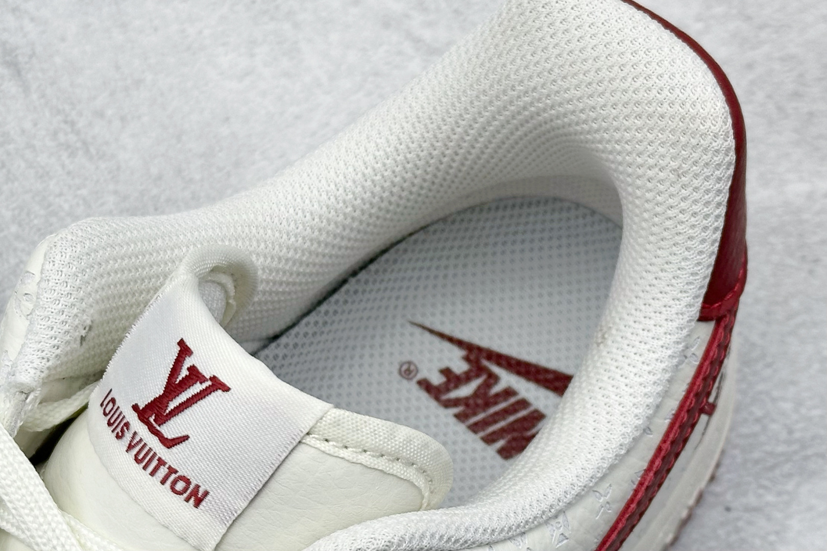 图片[8]-SC版Nike Air Force 1\’07 Low LV联名 白红 空军一号低帮休闲板鞋  #原楦头原纸板 原装鞋盒 原厂鞋底 超高清洁度 细节完美  货号：LW9279-015 尺码：36 36.5 37.5 38 38.5 39 40 40.5 41 42 42.5 43 44 44.5 45-选品中心
