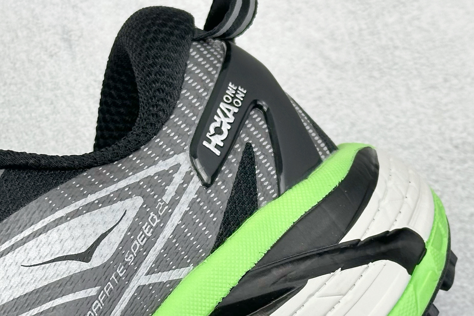 图片[9]-BF版 Hoka One One Mafate Speed 2 玛法特二代 低帮厚底轻量户外运动鞋 同源原厂eVent机能透气针织鞋面 原装轻量化材料Fresh Foam超轻量中底 全部用料过3C认证 滚动平衡科技减少33%能量消耗 货号：1126851/BCKLC 尺码：36 36.5 37 38 38.5 39 40 40.5 41 42 42.5 43 44 45-选品中心