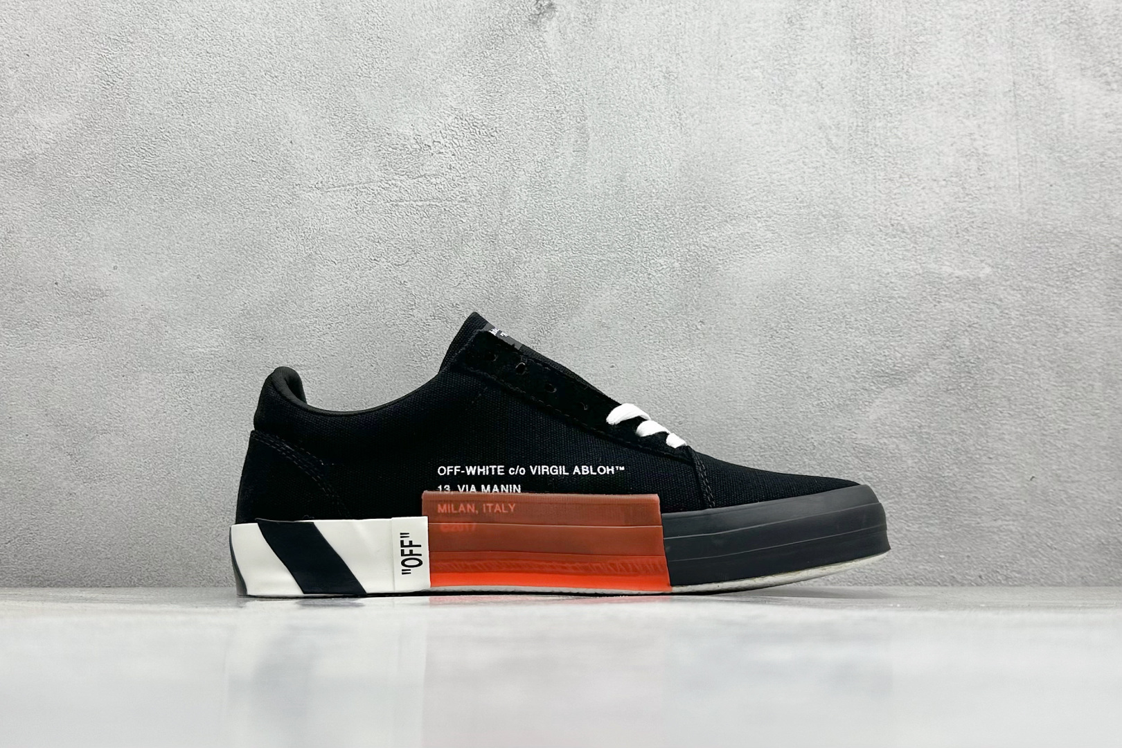 图片[2]-S版OFF-WHITE GYM SHOES LOVERS 舒适百搭防滑耐磨低帮帆布鞋  尺码：36 37 38 39 40 41 42 43 44 45 46 47-选品中心
