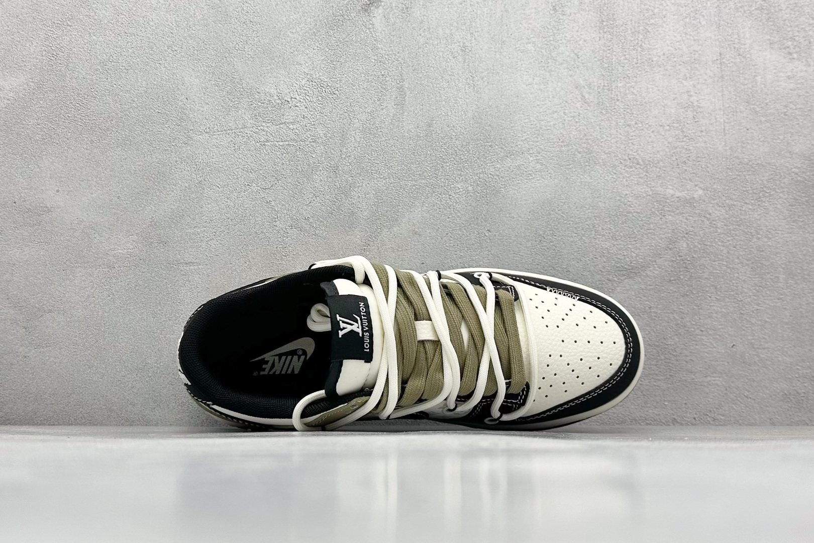300 XC版Nike SB Dunk Low LV联名 黑棕抽绳 周年高端定制 低帮休闲板鞋  YX5066-371