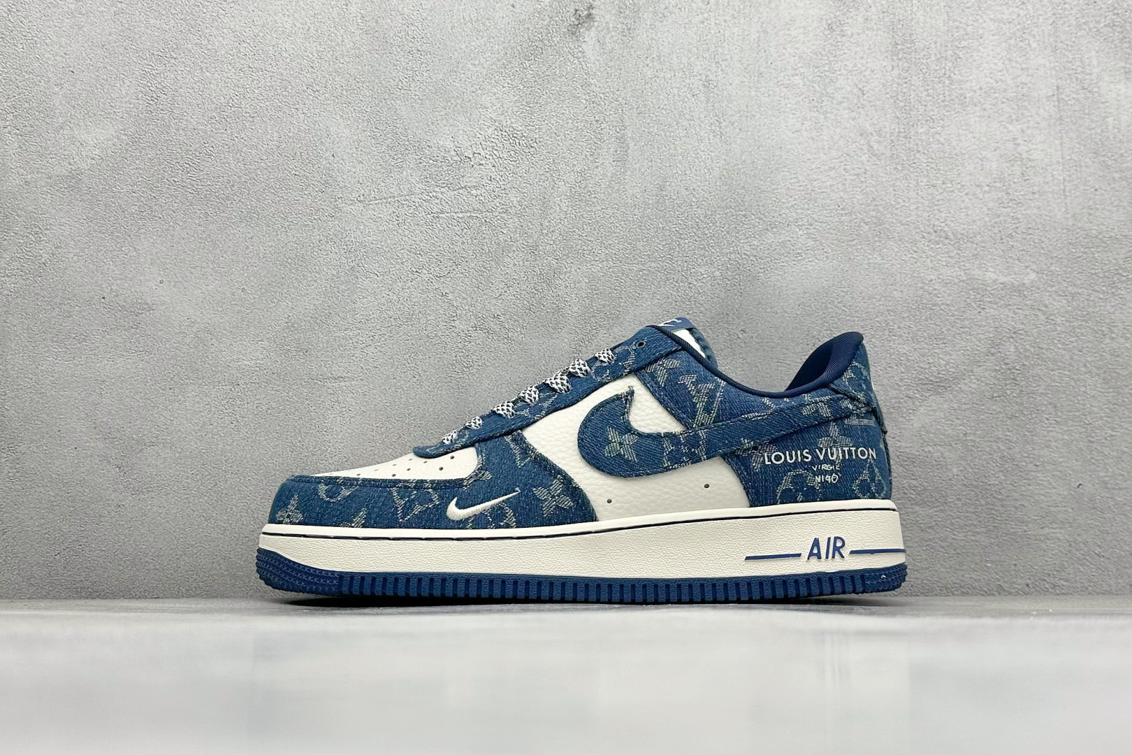 260 SC版Nike Air Force 1'07 Low LV联名 蓝色牛仔 空军一号低帮休闲板鞋 ZD1988-001