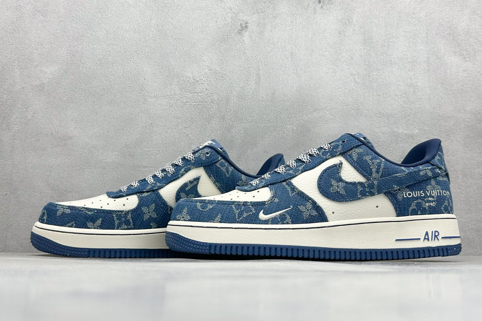 260 SC版Nike Air Force 1'07 Low LV联名 蓝色牛仔 空军一号低帮休闲板鞋 ZD1988-001