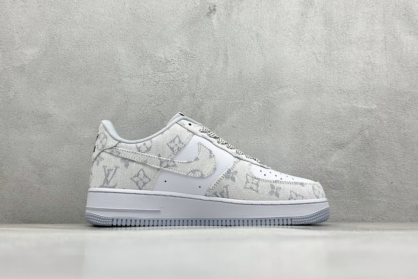 260 SC版Nike Air Force 1'07 Low LV联名 灰牛仔 空军一号低帮休闲板鞋  SC0601-552