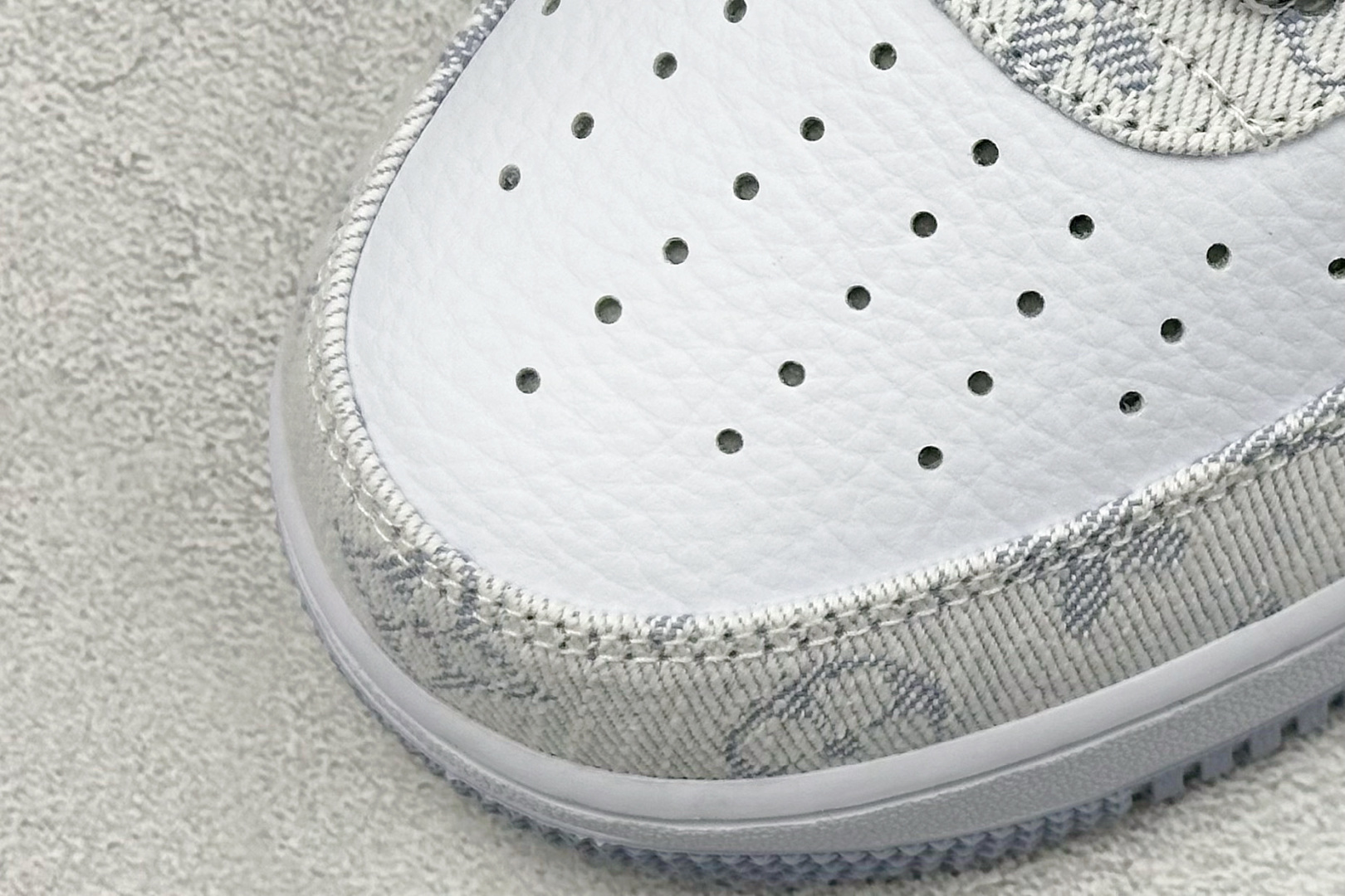260 SC版Nike Air Force 1'07 Low LV联名 灰牛仔 空军一号低帮休闲板鞋  SC0601-552