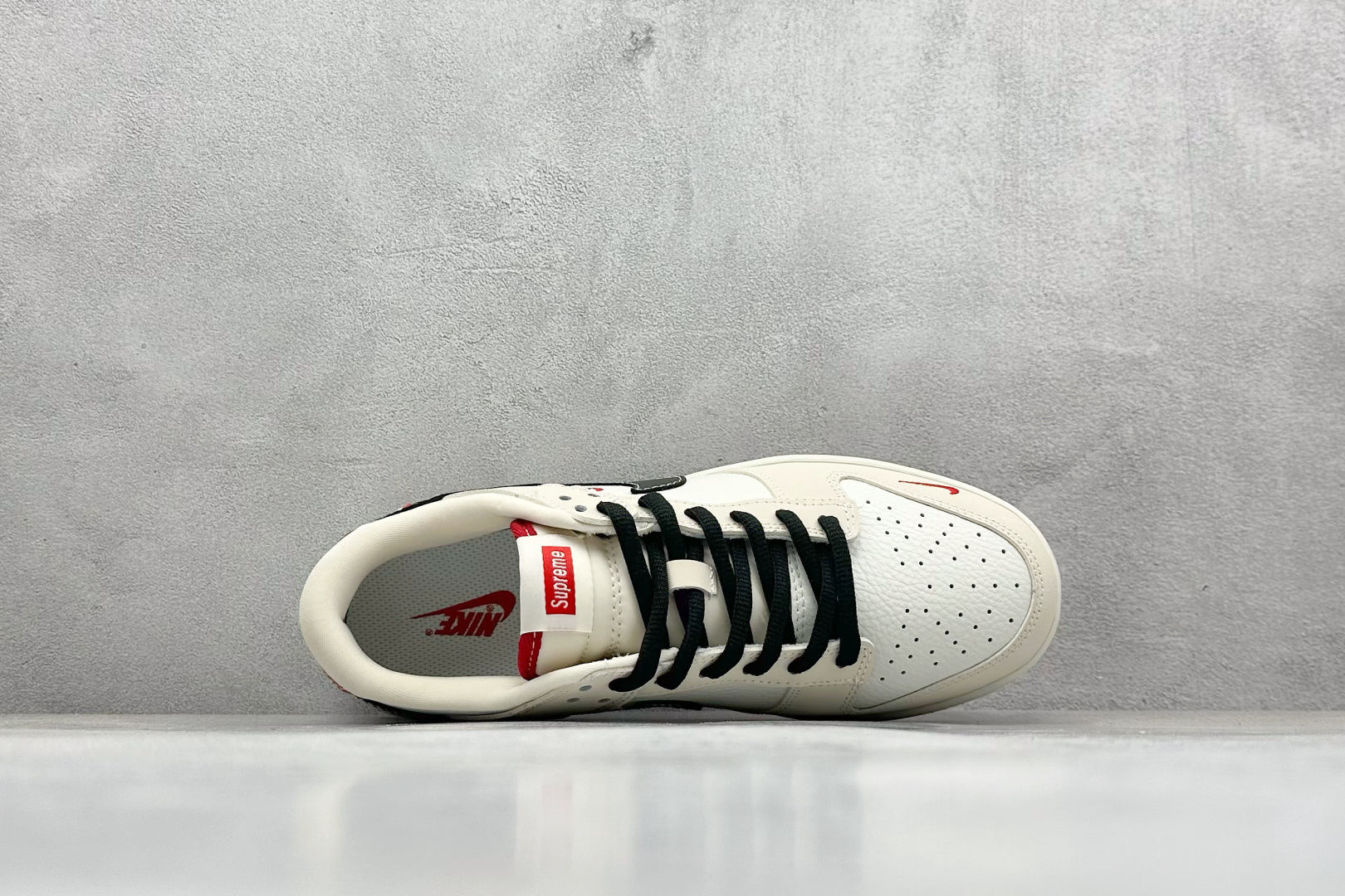 280 SC版Nike SB Dunk Low Sup联名 白卡其三小勾 周年高端定制 低帮休闲板鞋  SC9207-427
