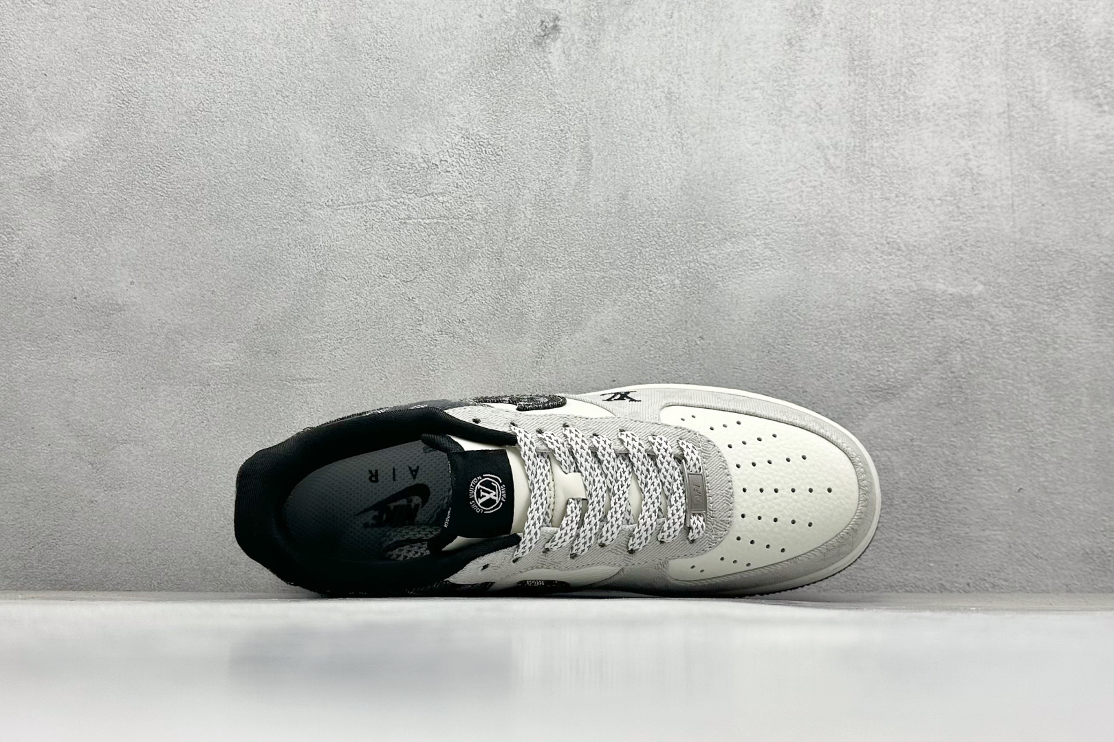 260 SC版Nike Air Force 1'07 Low LV联名 拼接牛仔 空军一号低帮休闲板鞋  SC0601-550