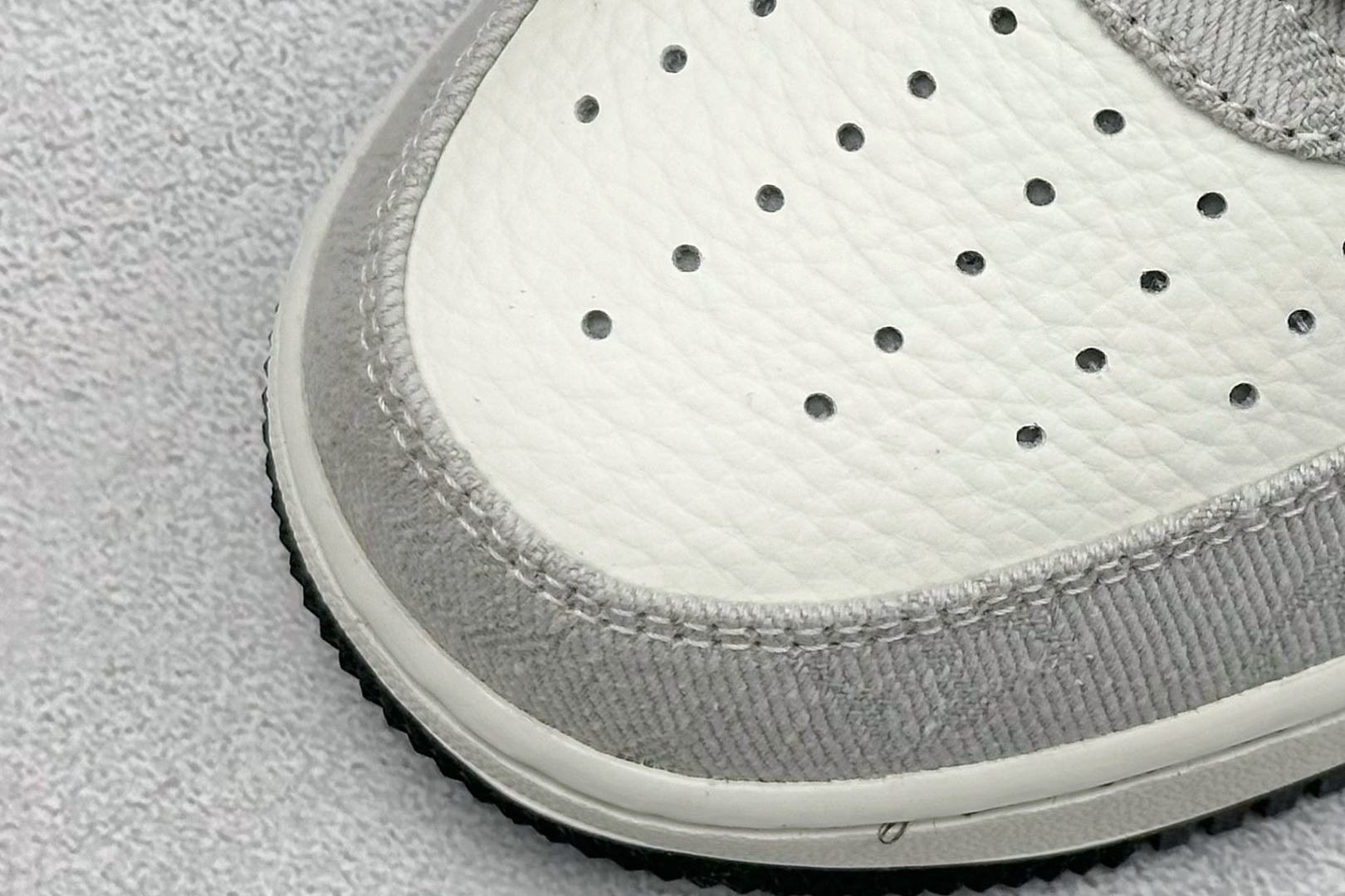 260 SC版Nike Air Force 1'07 Low LV联名 拼接牛仔 空军一号低帮休闲板鞋  SC0601-550