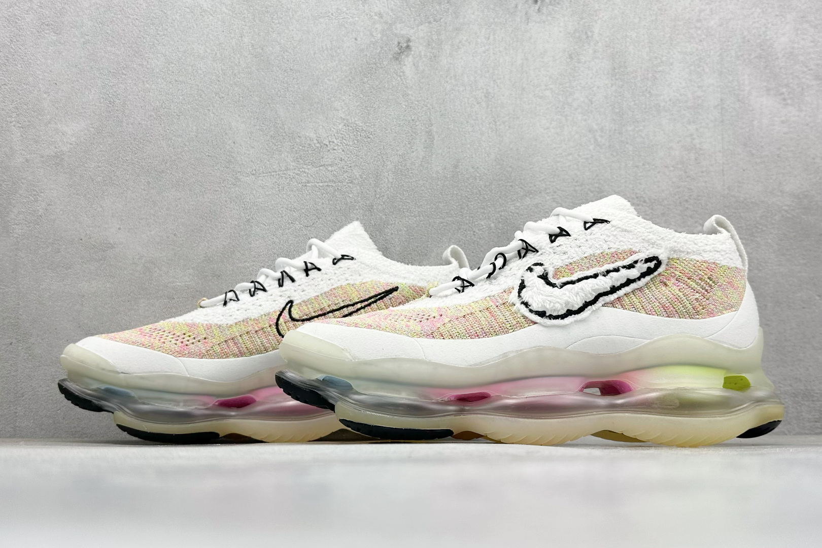 图片[5]-纯原福利  Nike Air Max Scorpion FK 次世代气垫搭载全掌大气垫鞋款 采用类似于 VaporMax Plus 和 VaporMax Flyknit 型号的设计 匠心打造的鞋面 实现轻质包覆和透气性 鞋身设计舒适的衬里包裹双足 带来自然贴身的感觉 橡胶鞋底提供持久的牵引力 脚下的球根状裸气鞋底 货号：FJ6031-910 尺码：40-46-选品中心