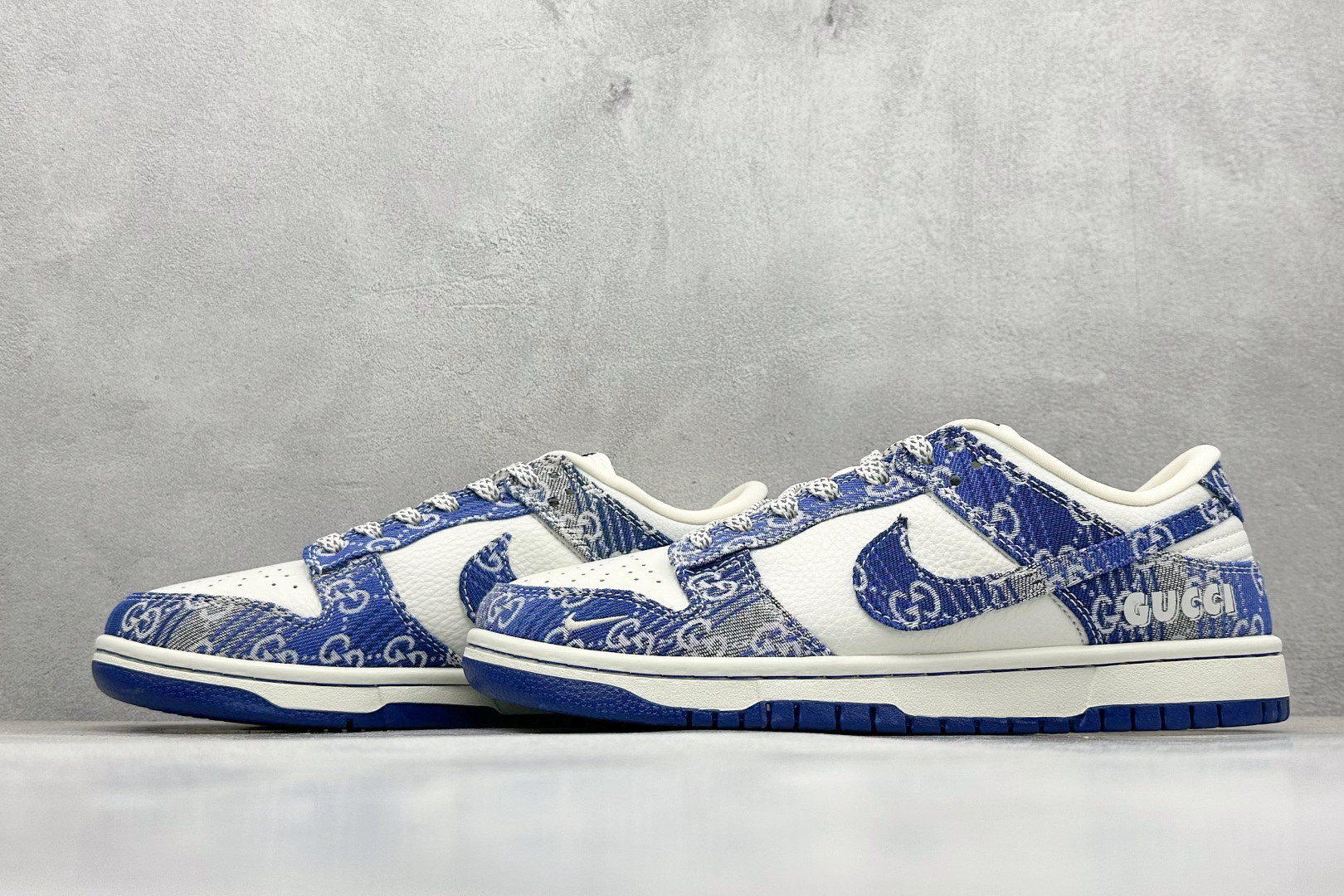 280 SC版Nike SB Dunk Low 古驰联名 灰蓝牛仔 周年高端定制 低帮休闲板鞋 SC9207-419