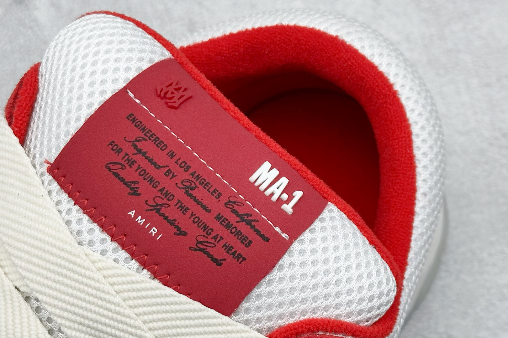 Lw22 Amiri 埃米尔 MA-1 情侣款面包鞋