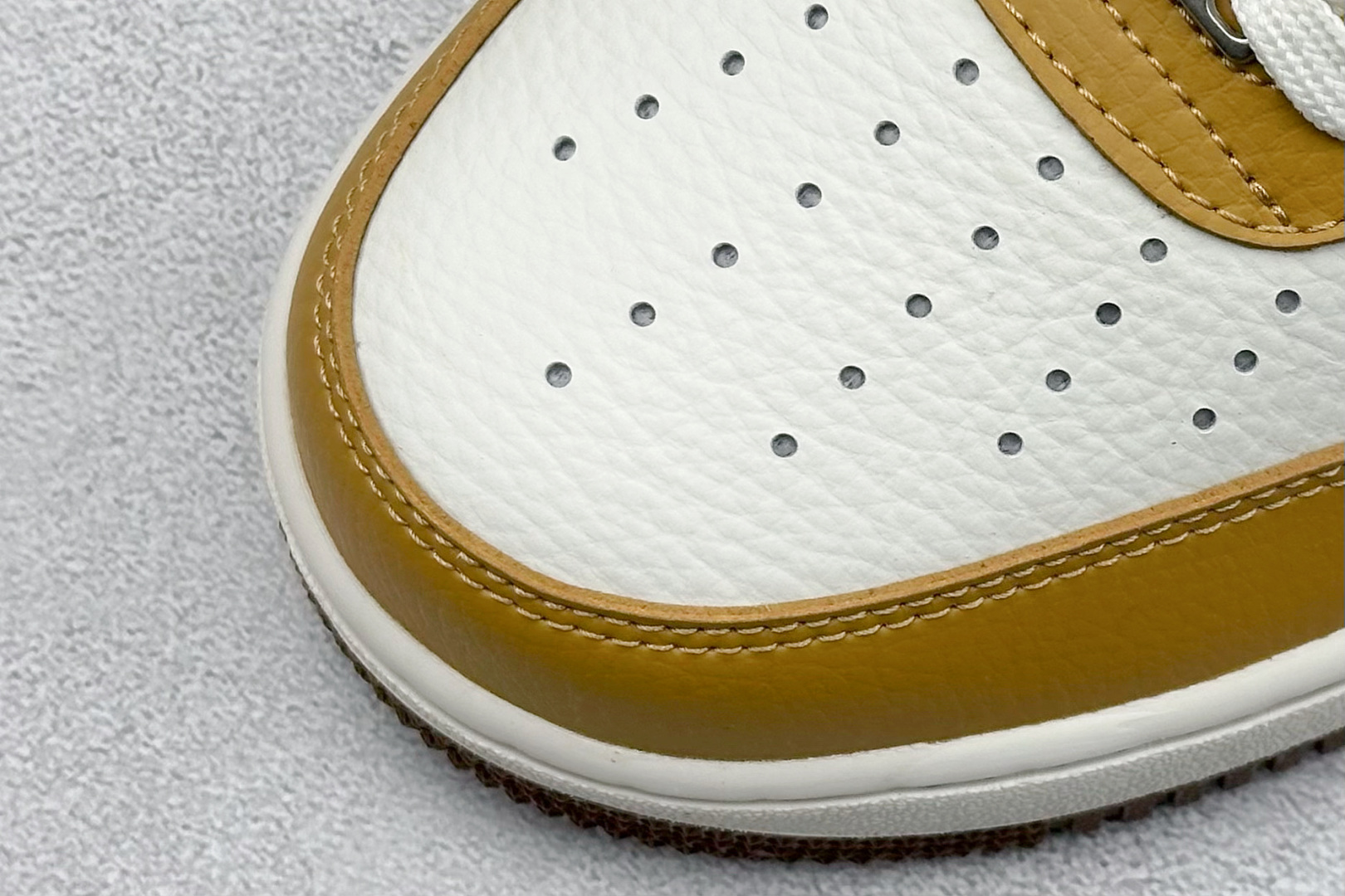SC版Nike Air Force 1'07 Low LV联名 琥珀棕黄 空军一号低帮休闲板鞋  LW9279-014