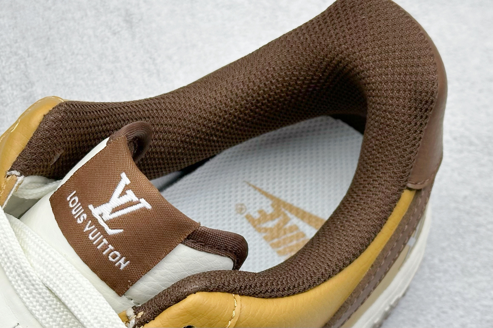 SC版Nike Air Force 1'07 Low LV联名 琥珀棕黄 空军一号低帮休闲板鞋  LW9279-014