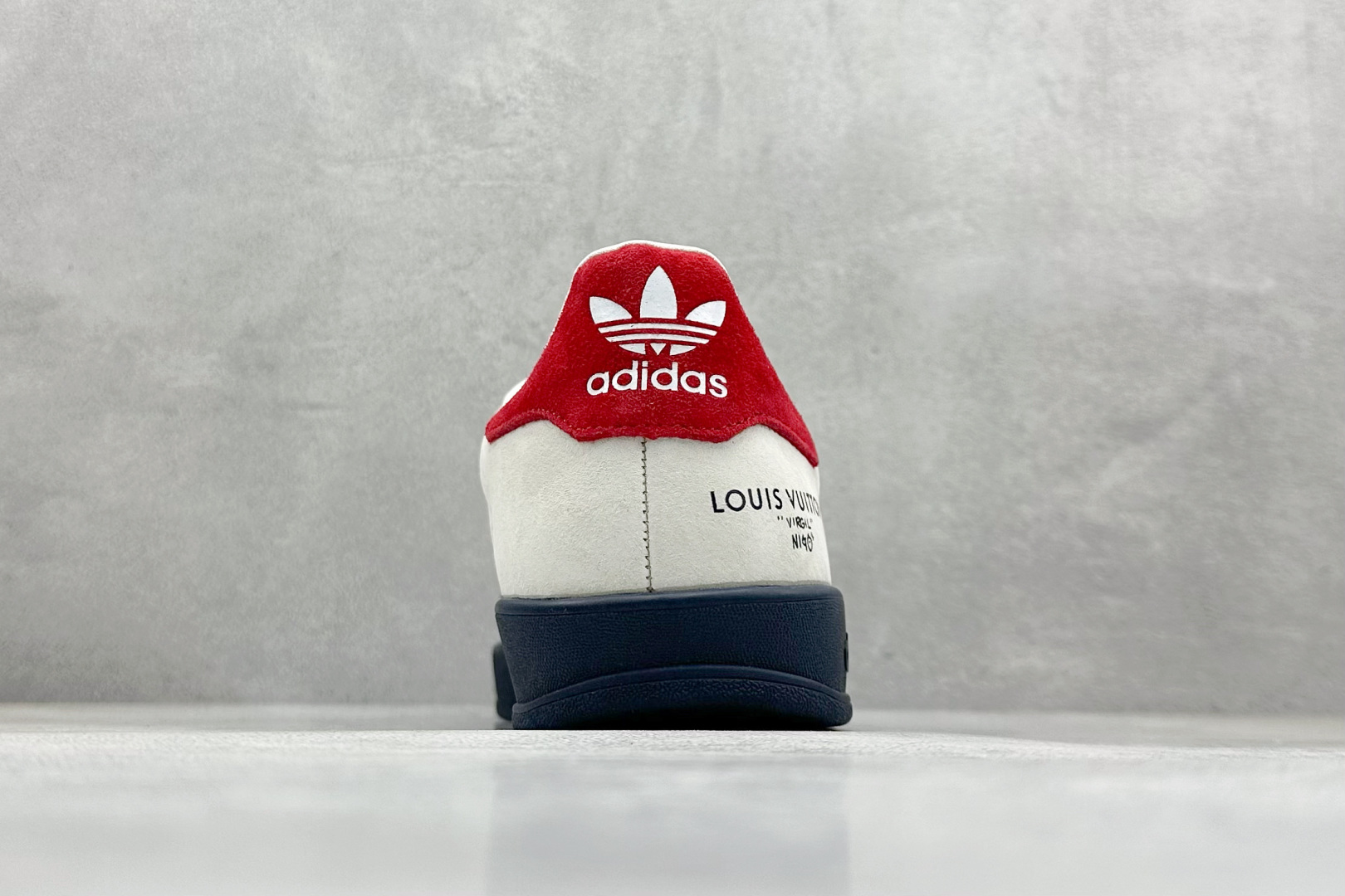 SC版AD SAMBA OG x Louis Vuitton 白蓝 休闲板鞋  SC9207-725