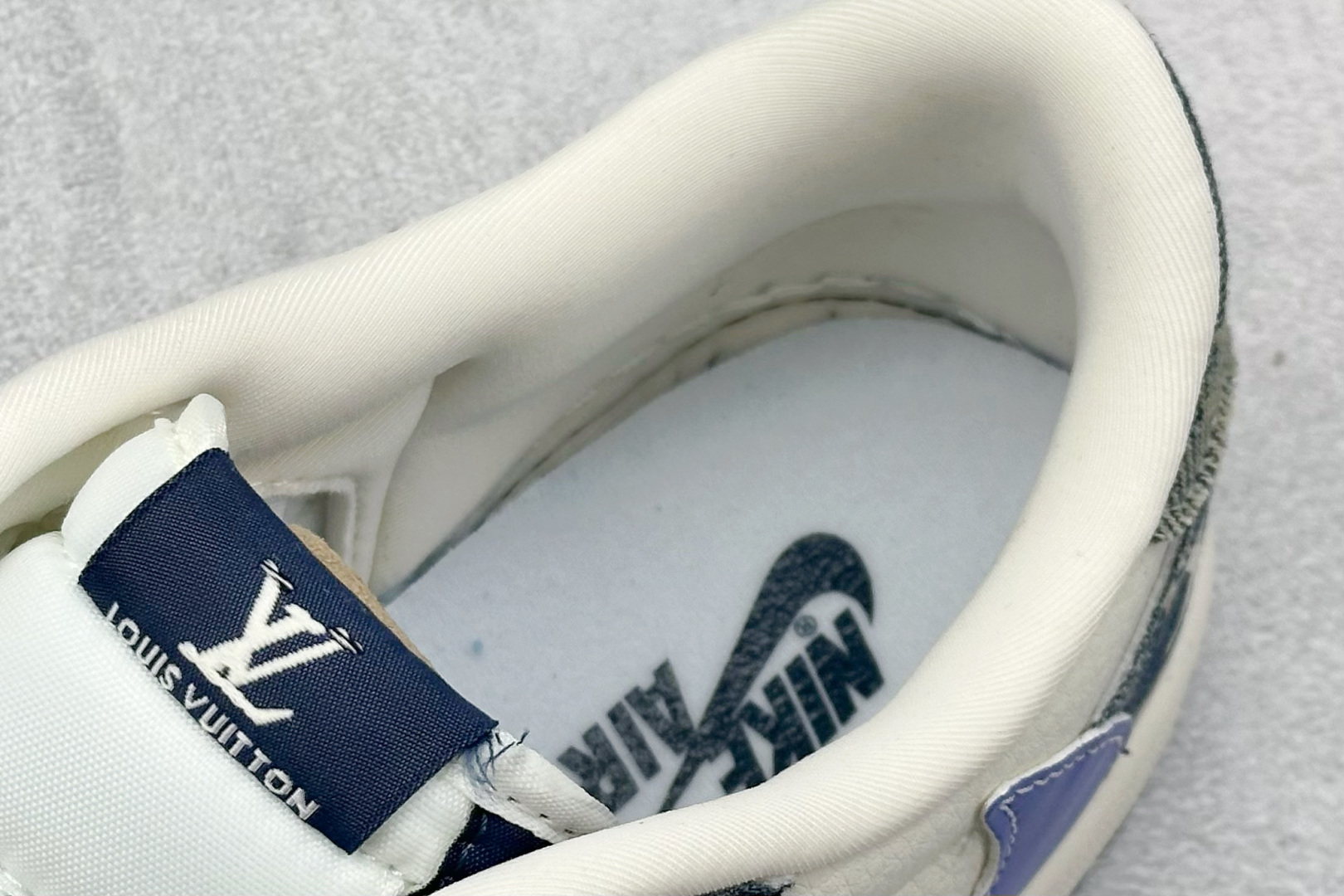 SC版Travis Scott x Fragment Design x Air Jordan 1 Low OG SP AJ1 乔1 LV联名 沁蓝牛仔 低帮文化休闲板鞋 XQ1979-002