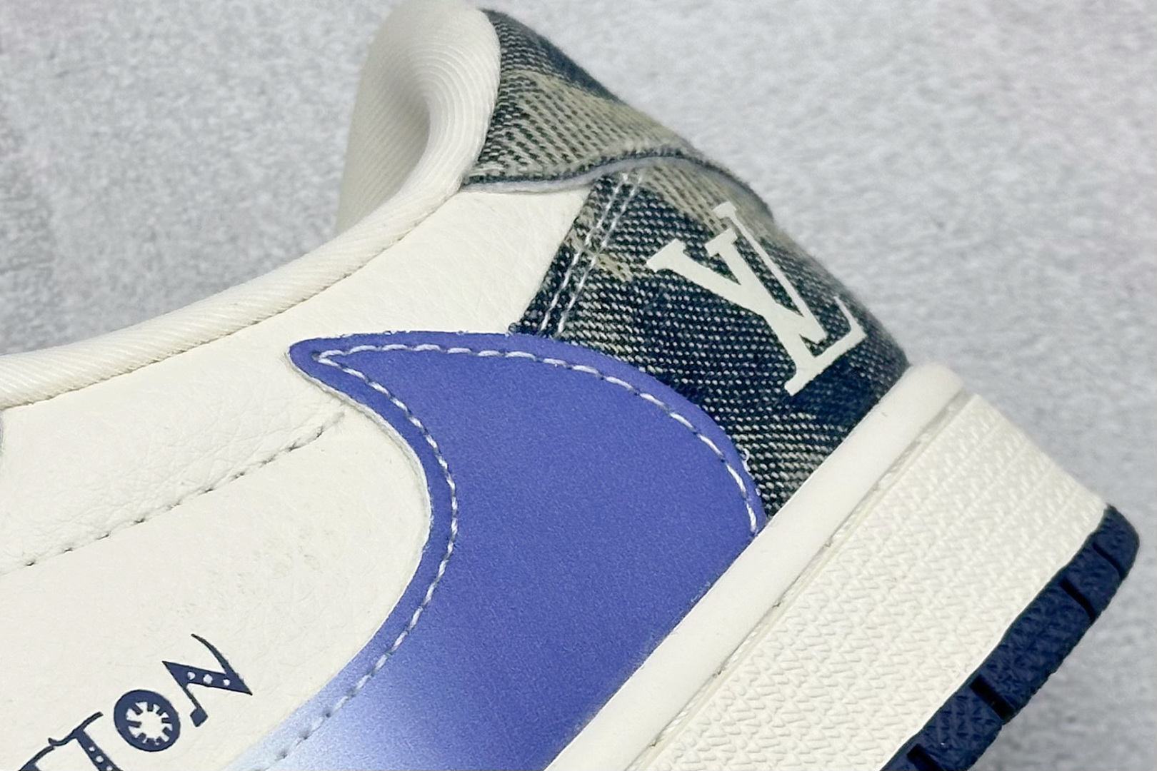 SC版Travis Scott x Fragment Design x Air Jordan 1 Low OG SP AJ1 乔1 LV联名 沁蓝牛仔 低帮文化休闲板鞋 XQ1979-002