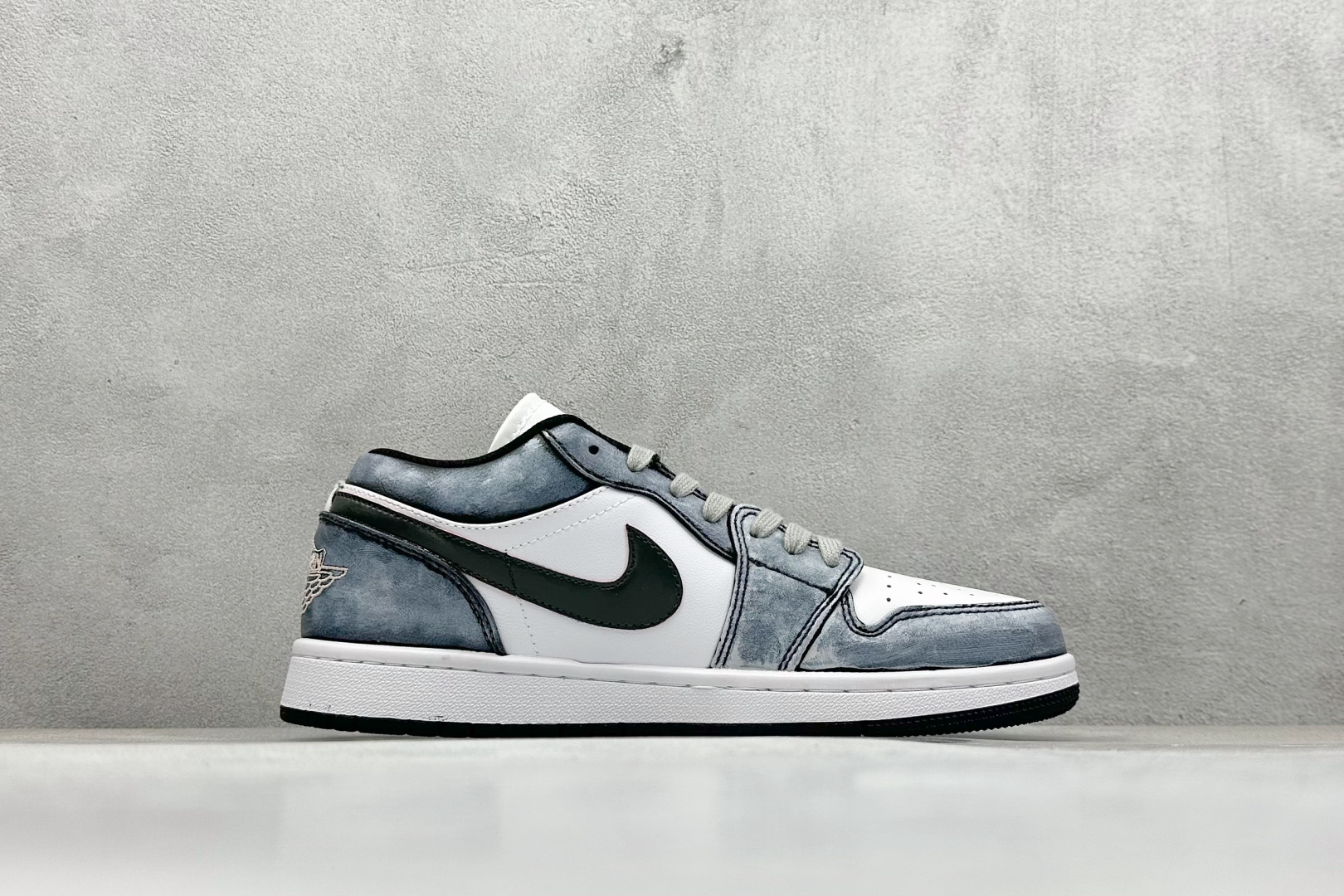 Air Jordan 1 Retro Low 摸金校尉 特殊礼袋 新中式 手绘 晕染 泼墨  553558-165