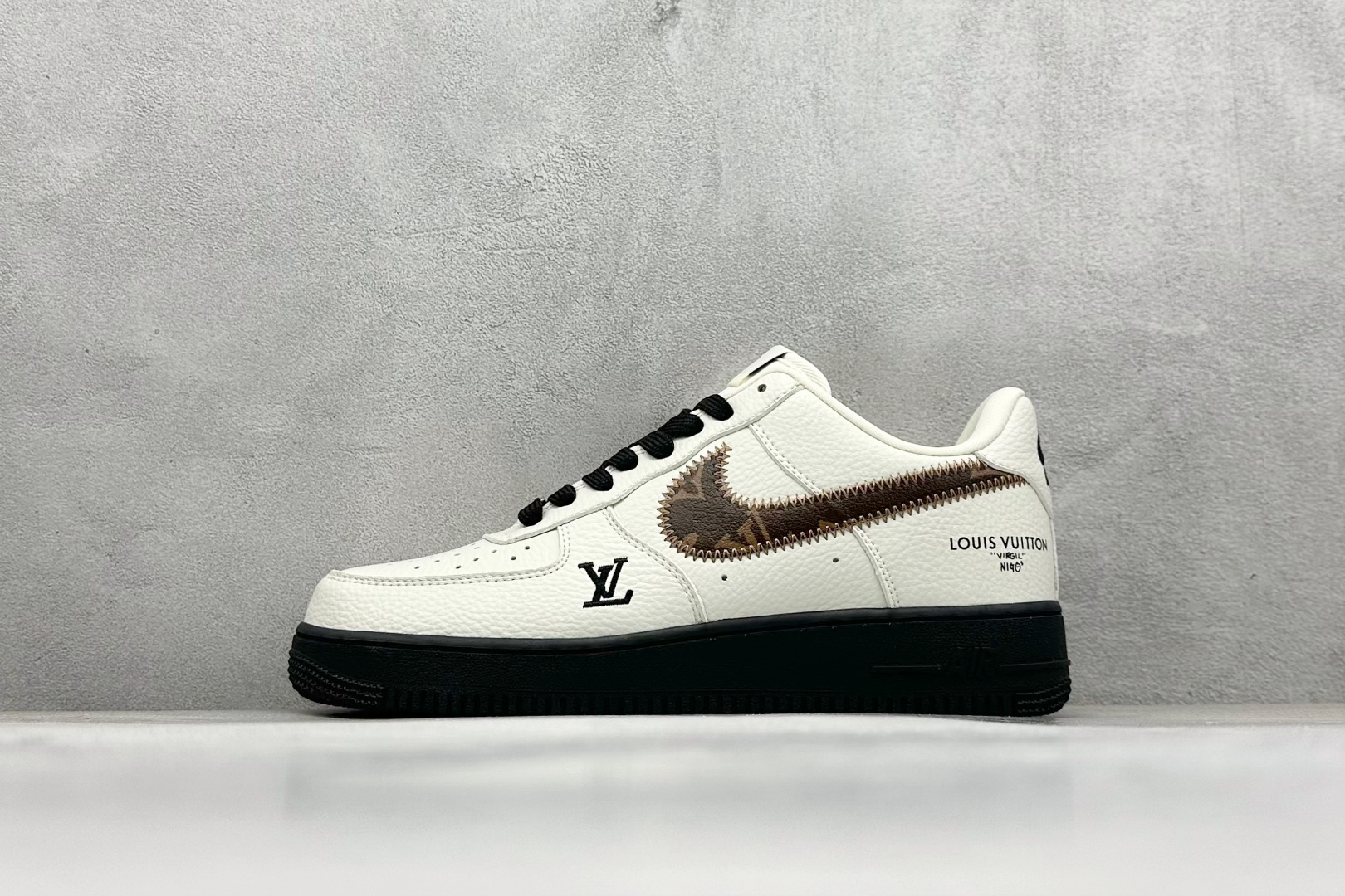 SC版Nike Air Force 1’07 Low LV联名 素白雅棕 空军一号定制休闲板鞋 SC0601-559