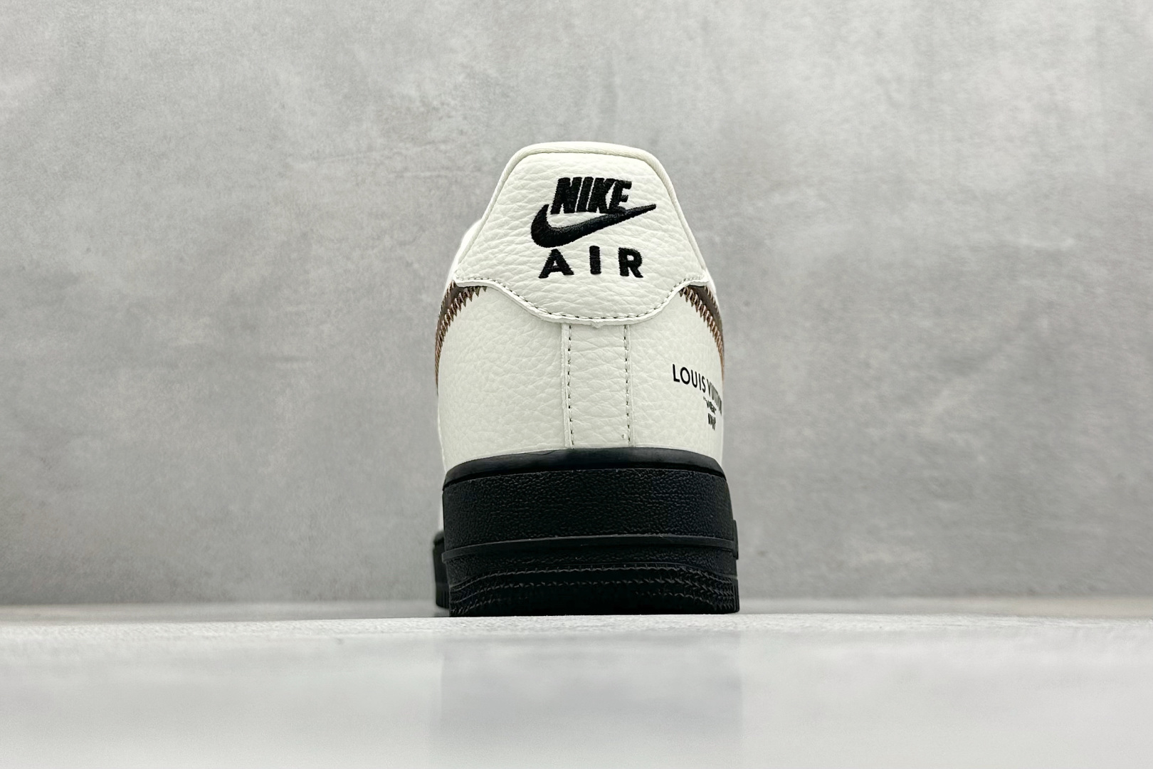 SC版Nike Air Force 1'07 Low LV联名 素白雅棕 空军一号定制休闲板鞋 SC0601-559