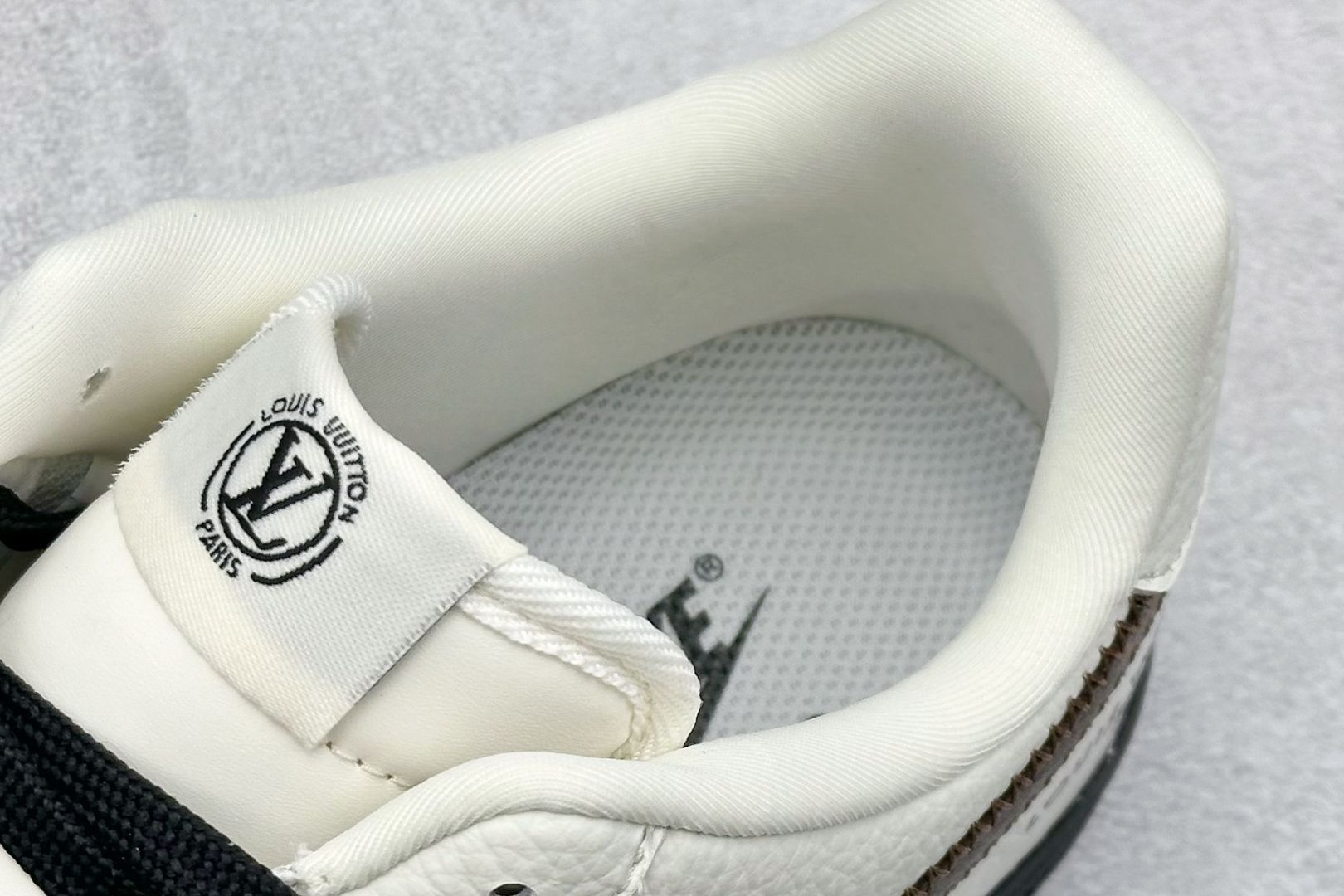 SC版Nike Air Force 1'07 Low LV联名 素白雅棕 空军一号定制休闲板鞋 SC0601-559