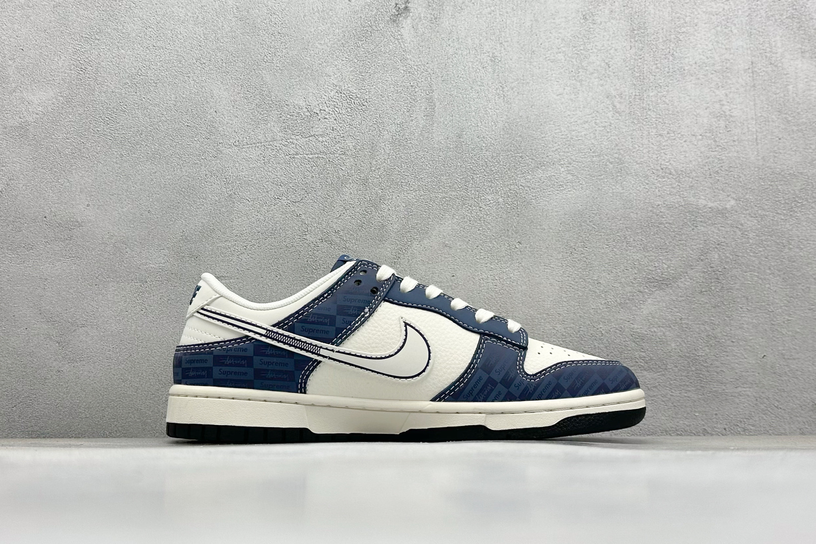 XC版Nike SB Dunk Low Supreme联名 暗刻蓝 周年高端定制 低帮休闲板鞋  FC1688-228