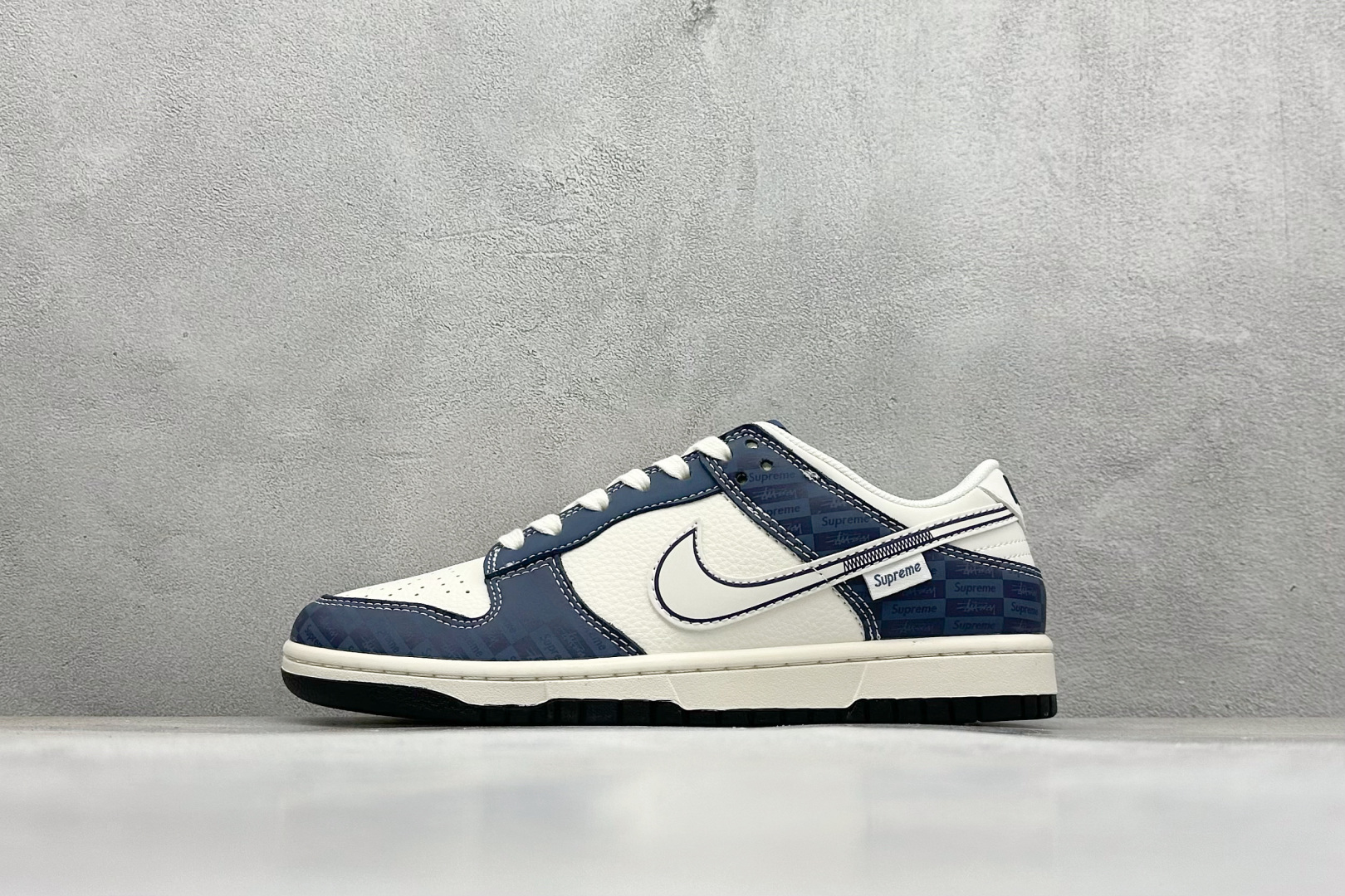 XC版Nike SB Dunk Low Supreme联名 暗刻蓝 周年高端定制 低帮休闲板鞋  FC1688-228