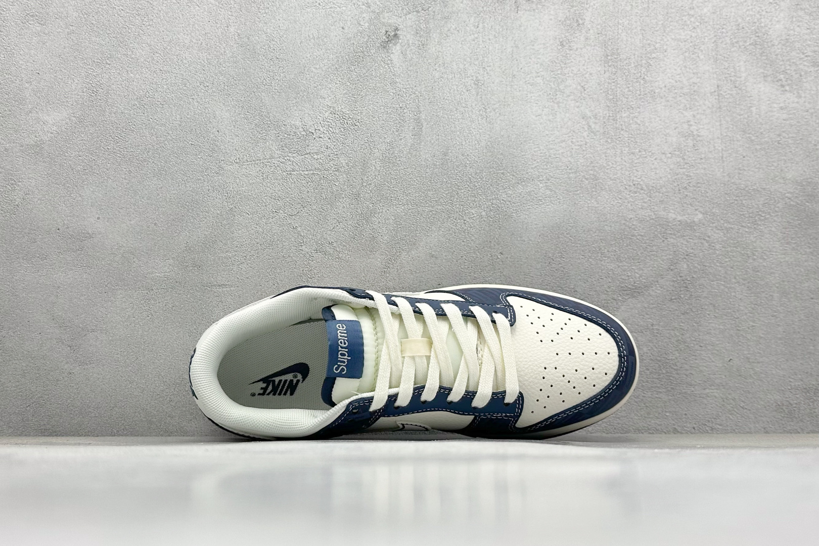 XC版Nike SB Dunk Low Supreme联名 暗刻蓝 周年高端定制 低帮休闲板鞋  FC1688-228