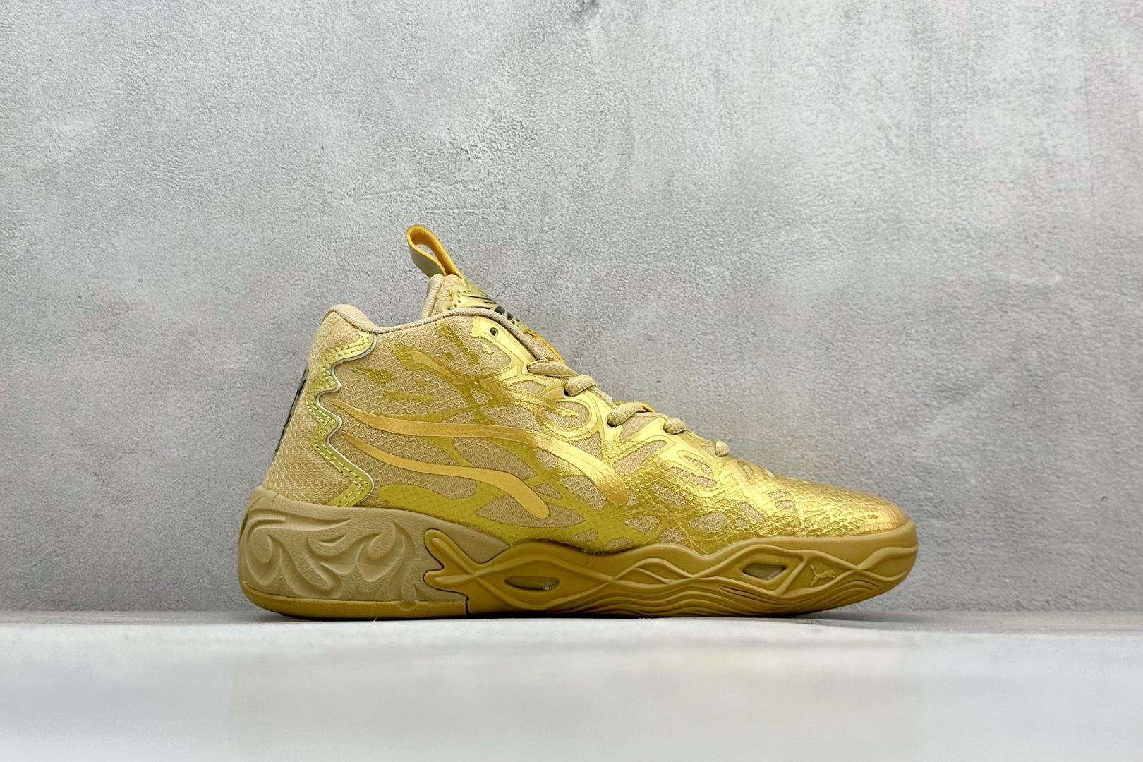 图片[2]-PUMA彪马 LaMelo Ball MB.04 柔软舒适 防滑耐磨 高帮 篮球鞋 男款 金色 货号：311306-01 尺码：39-46-选品中心