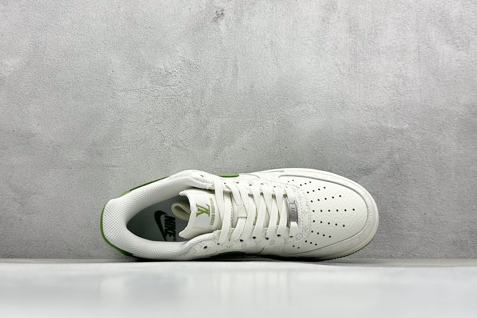 SC版Nike Air Force 1'07 Low LV联名 白绿 空军一号低帮休闲板鞋  LW9279-016