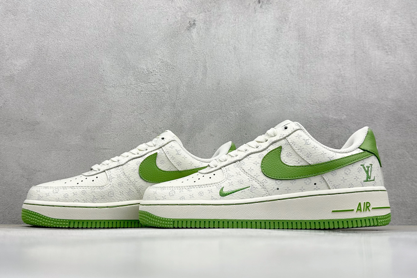 SC版Nike Air Force 1'07 Low LV联名 白绿 空军一号低帮休闲板鞋  LW9279-016