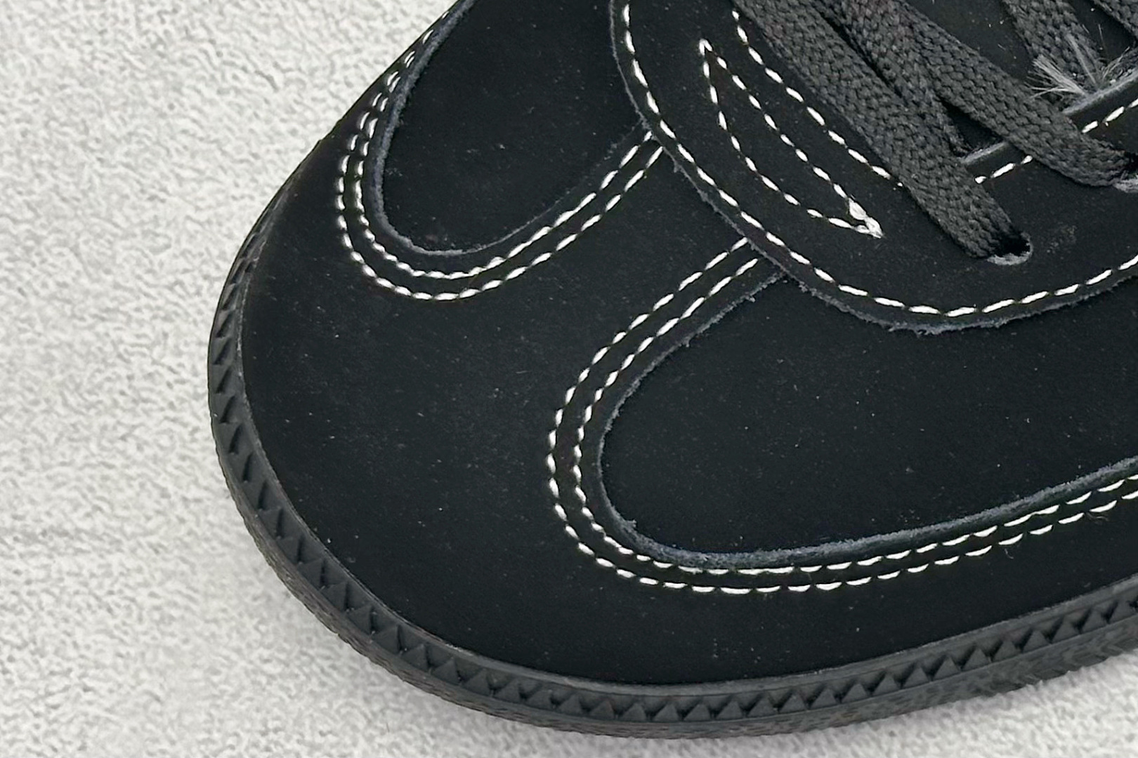 adidoriginals Samba x Stussy 黑蓝 桑巴舞系列复古经典轻便板鞋 DX0002