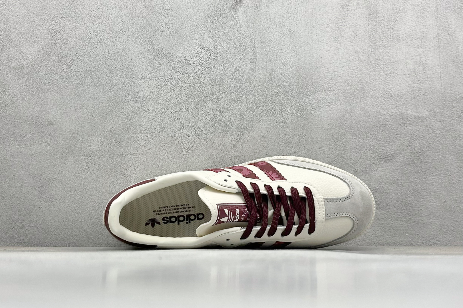 adidoriginals Samba 小雏菊 灰白 桑巴舞系列复古经典轻便板鞋 DX0009