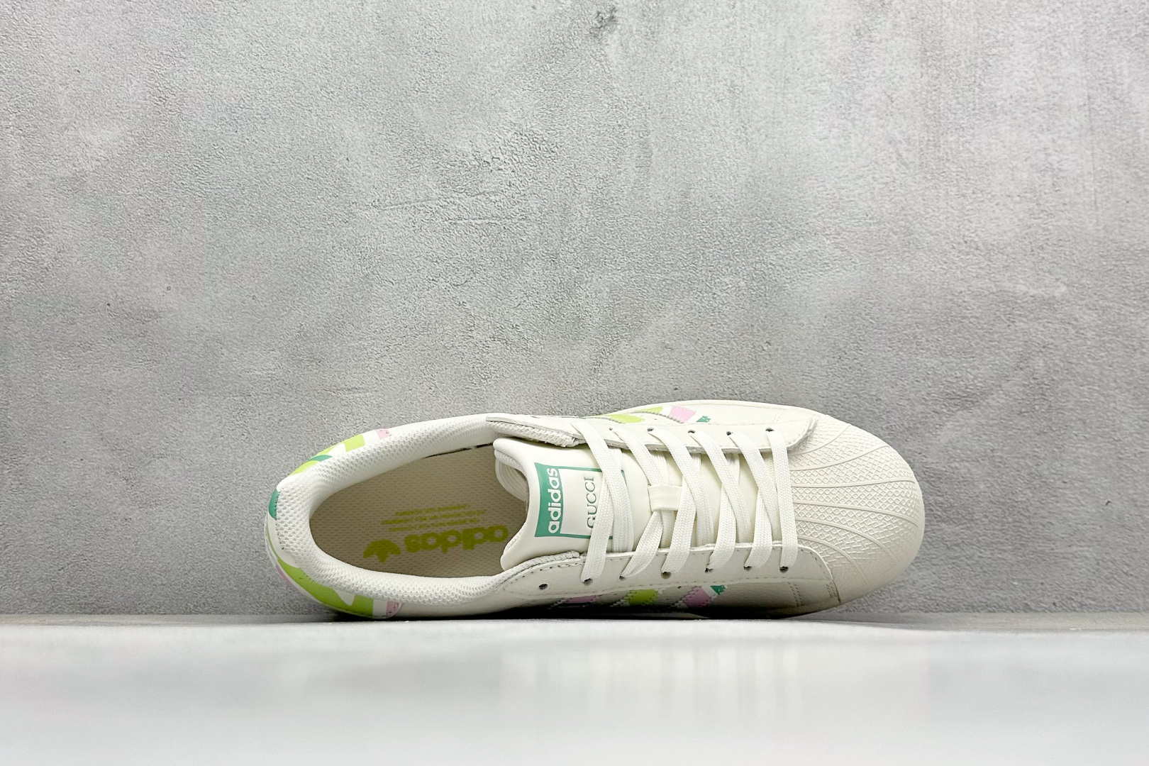 AD Originals Superstar x GUCCI 白绿 DS0024
