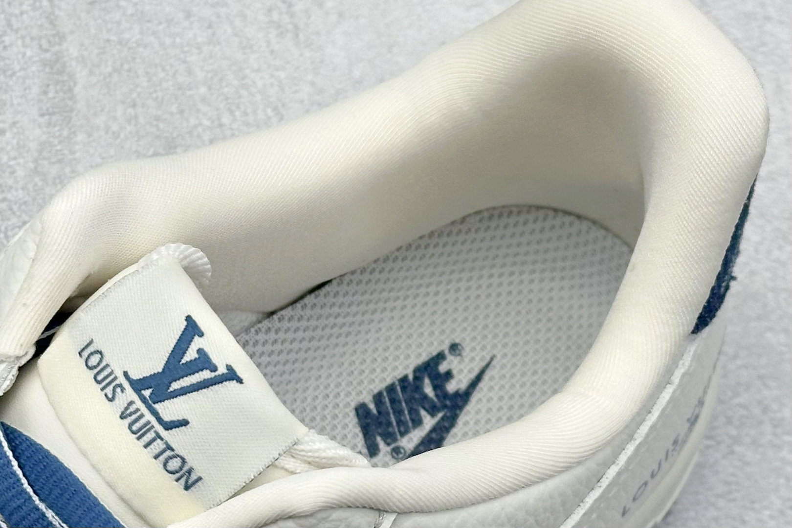 SC版Nike Air Force 1'07 Low LV联名 白蓝牛仔 空军一号低帮休闲板鞋 SC9207-536