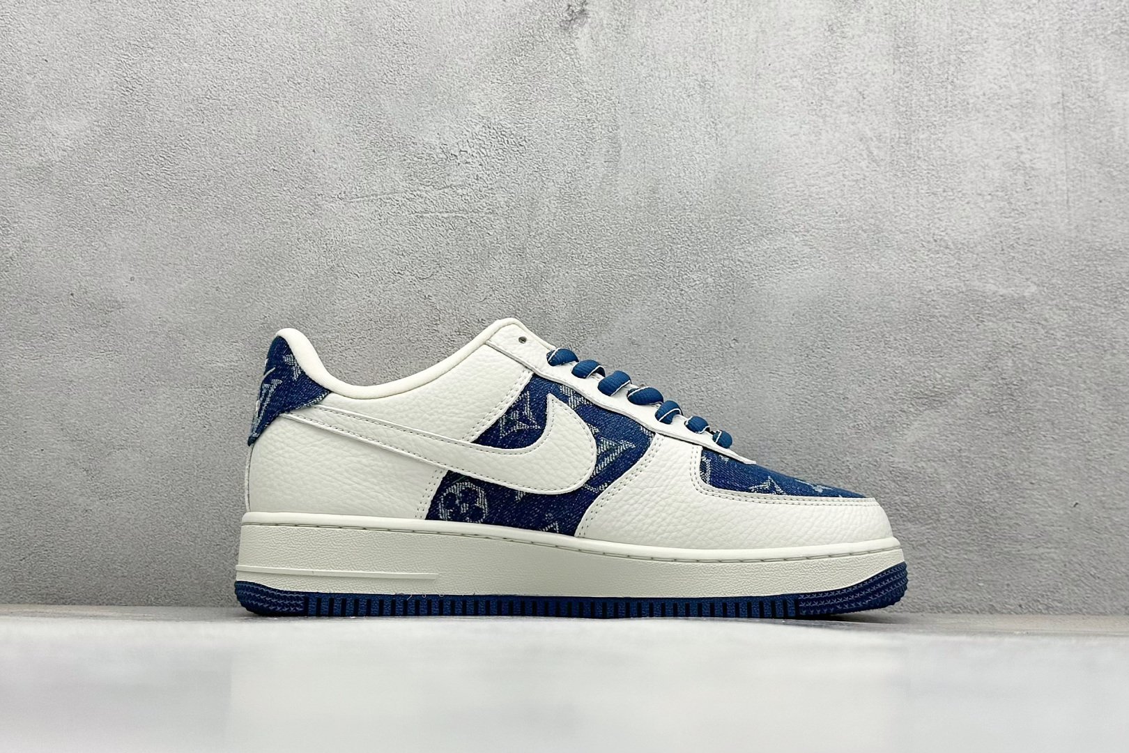 SC版Nike Air Force 1'07 Low LV联名 白蓝牛仔 空军一号低帮休闲板鞋 SC9207-536