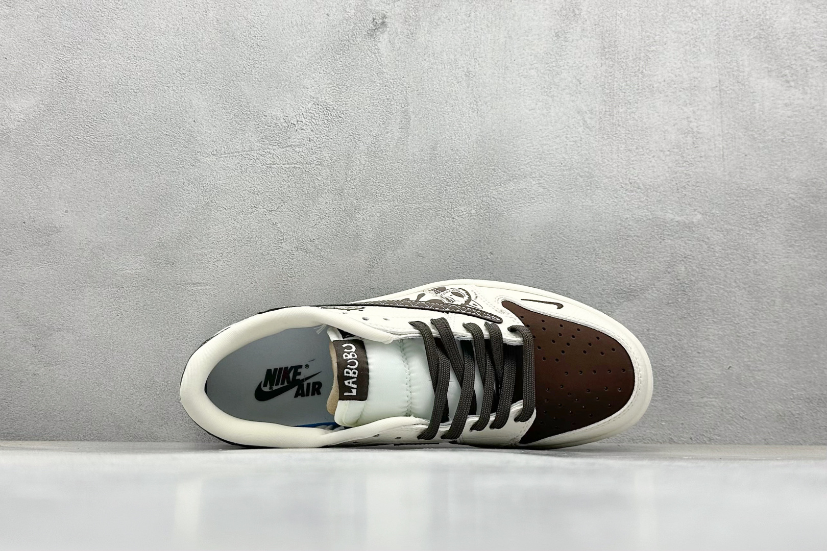 XC版Travis Scott x Fragment Design x Air Jordan 1 Low SP AJ1 乔1 米粽拉布布 低帮文化休闲板鞋 XS2025-051
