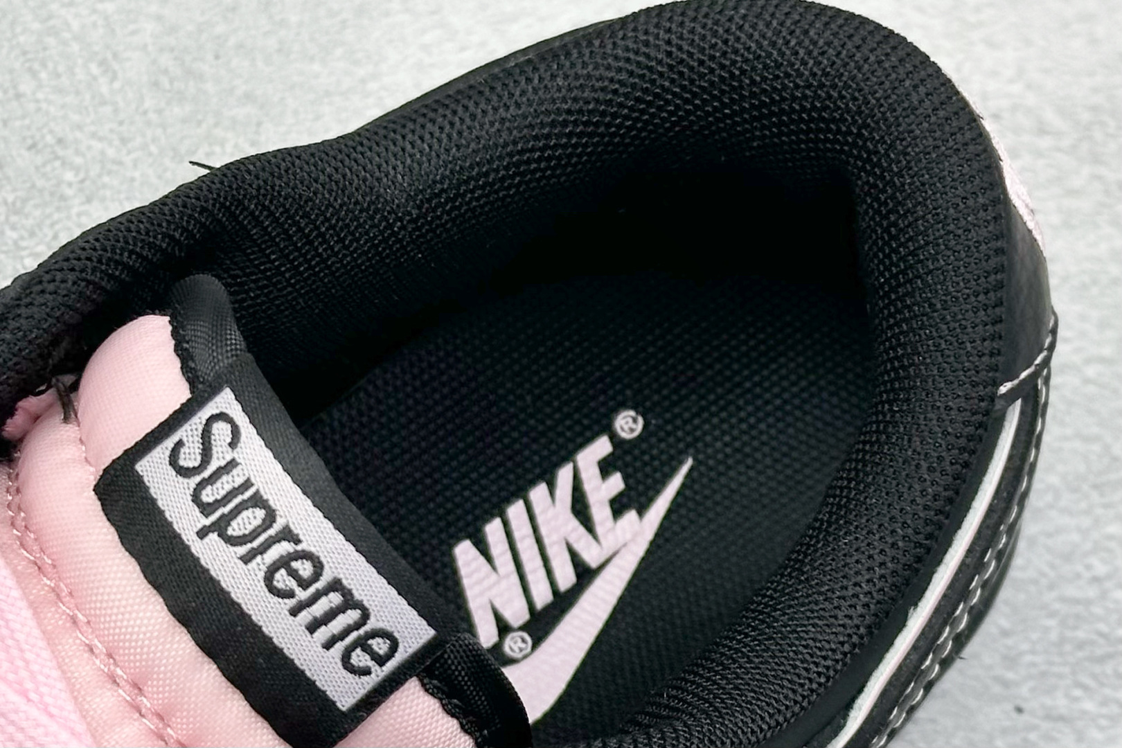 Nike SB Dunk Low Supreme联名 全黑米线 高端定制 低帮休闲板鞋 QW5836-014