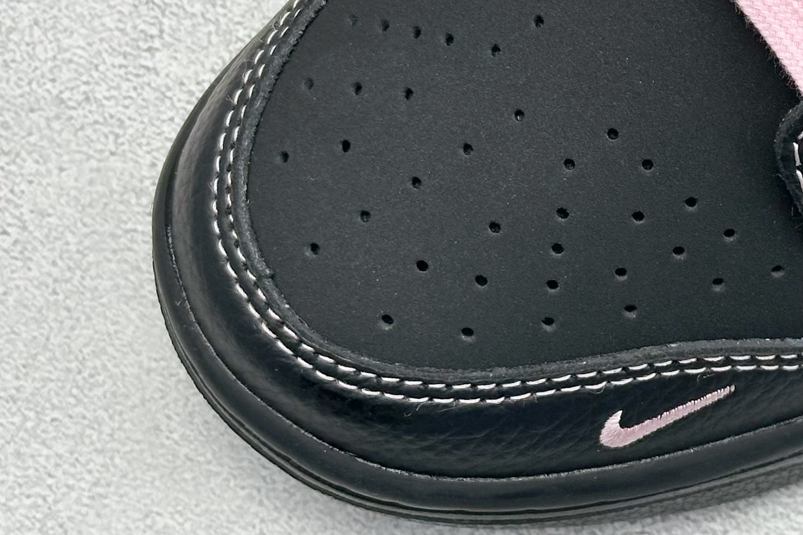 Nike SB Dunk Low Supreme联名 全黑米线 高端定制 低帮休闲板鞋 QW5836-014