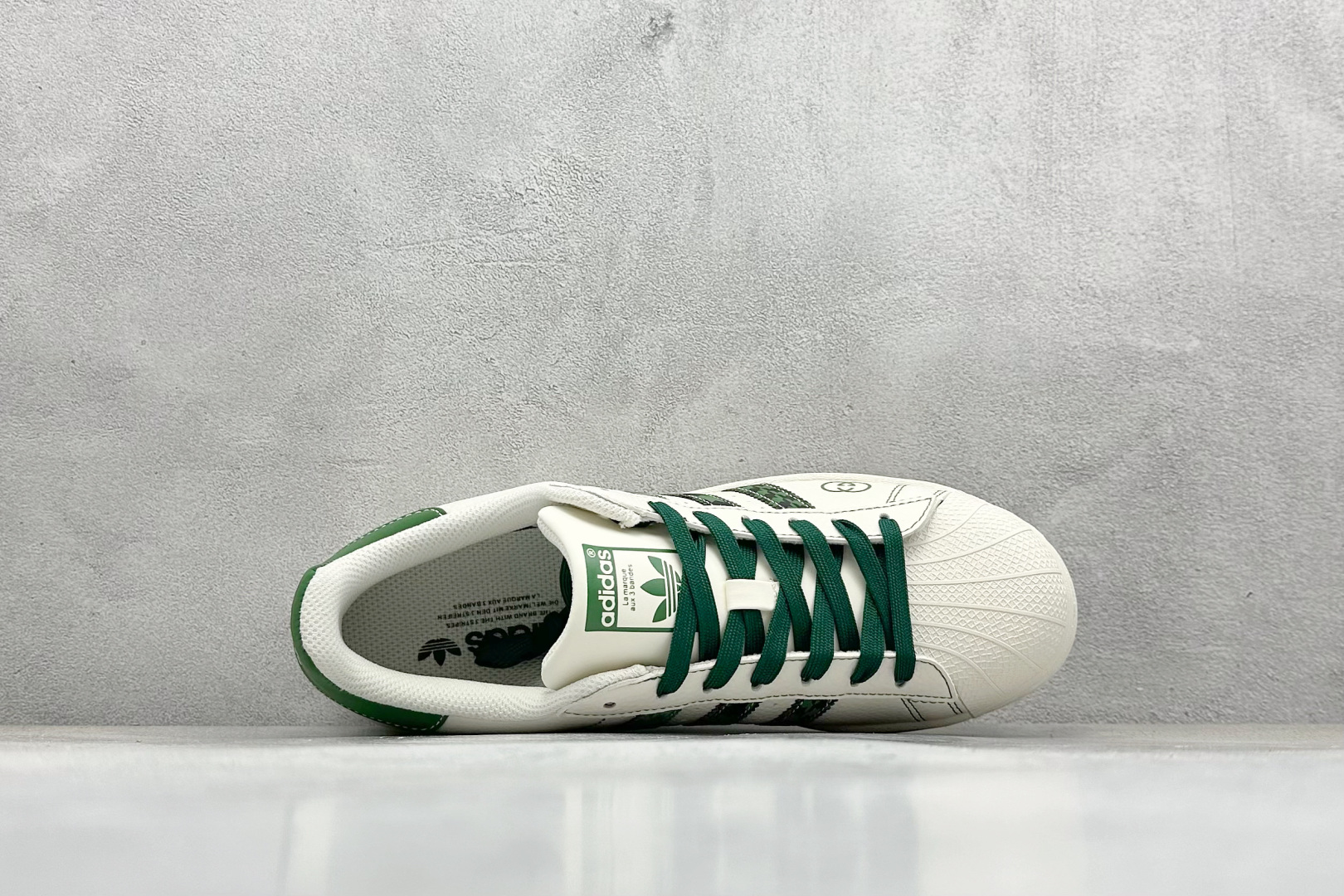 AD Originals Superstar x GUCCI 白绿 DS0022