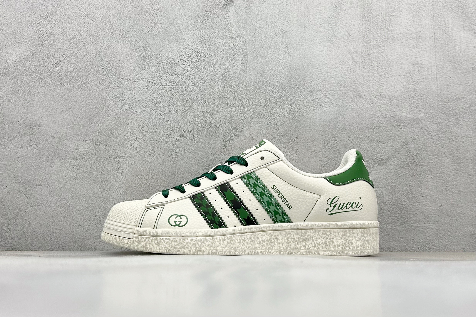 AD Originals Superstar x GUCCI 白绿 DS0022